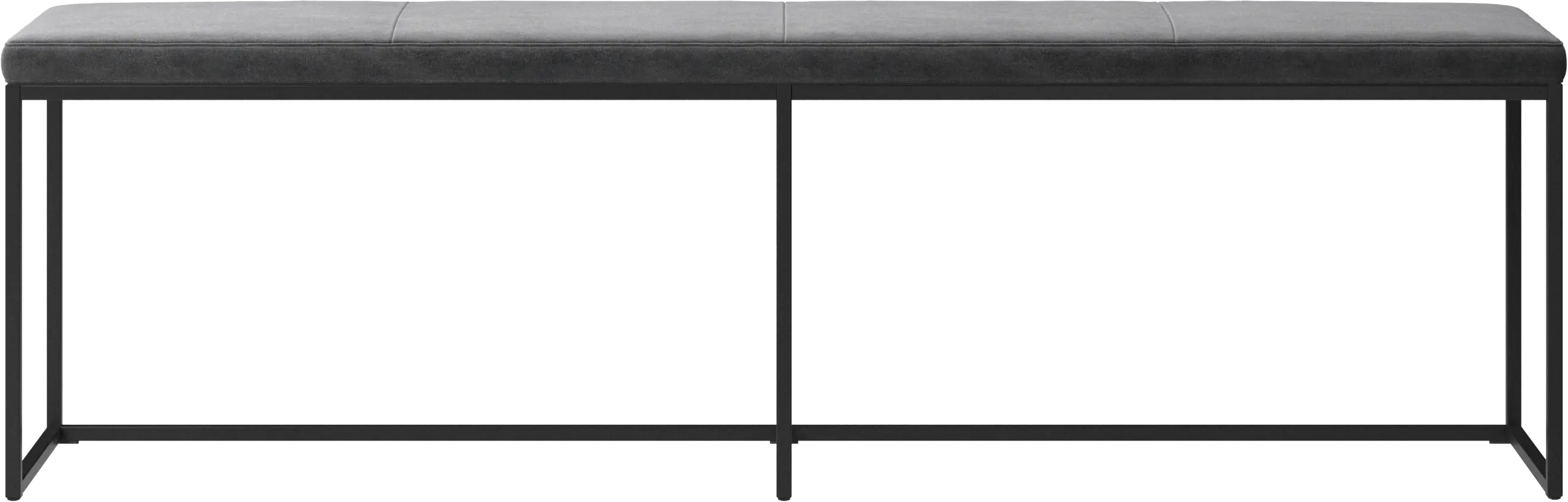 London große Bank mit Kissen