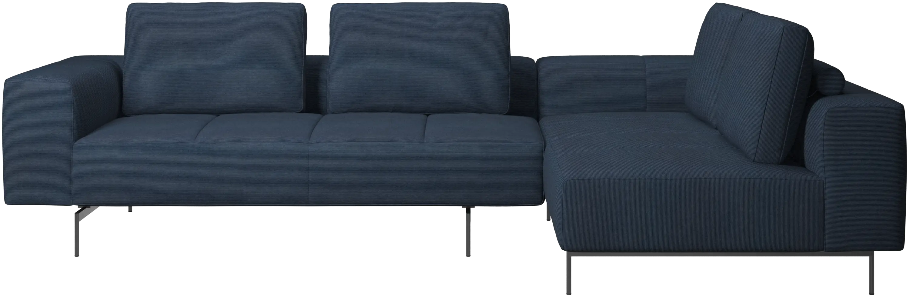Amsterdam corner sofa with lounging unit
