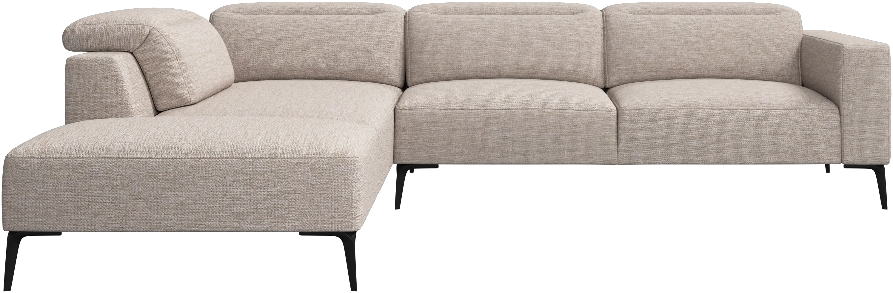 Zürich corner sofa with lounging unit