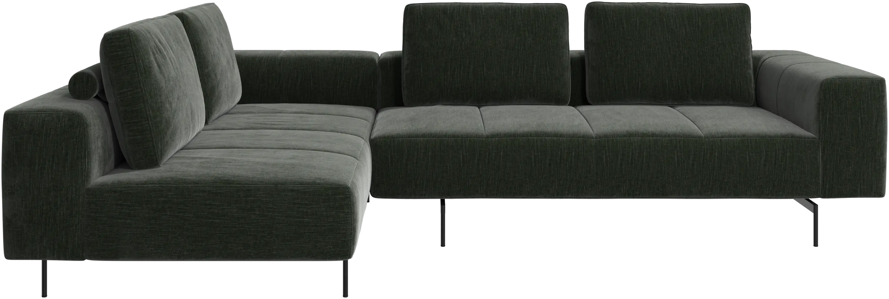 Amsterdam corner sofa with lounging unit