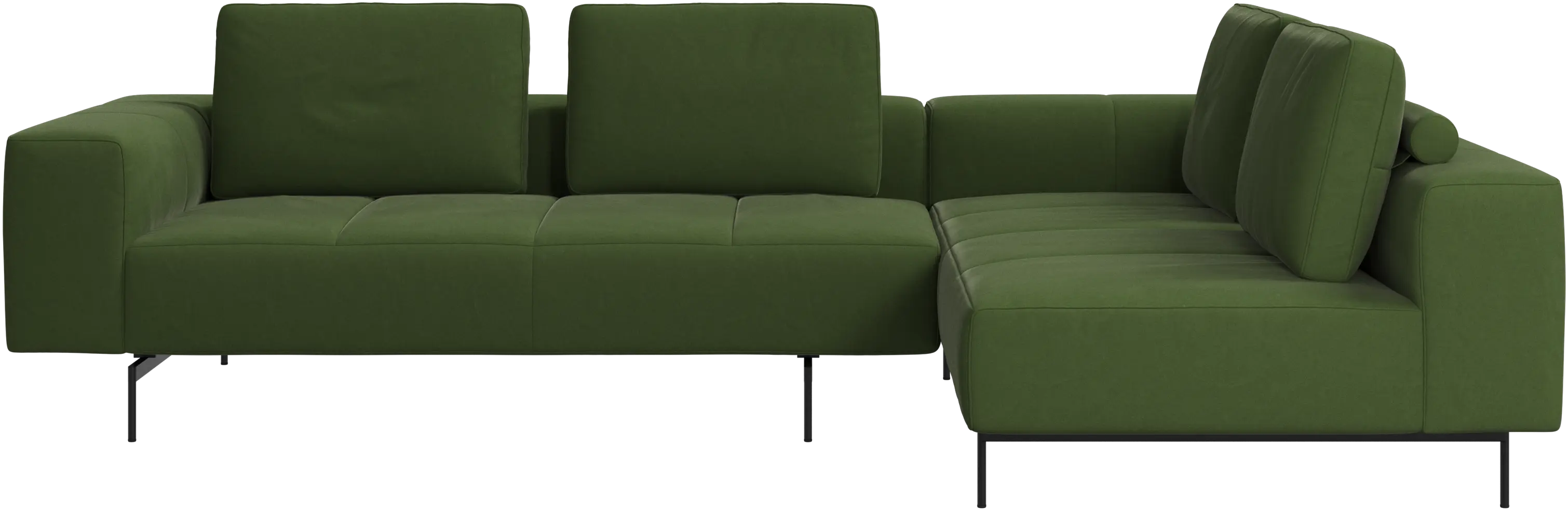 Amsterdam corner sofa with lounging unit