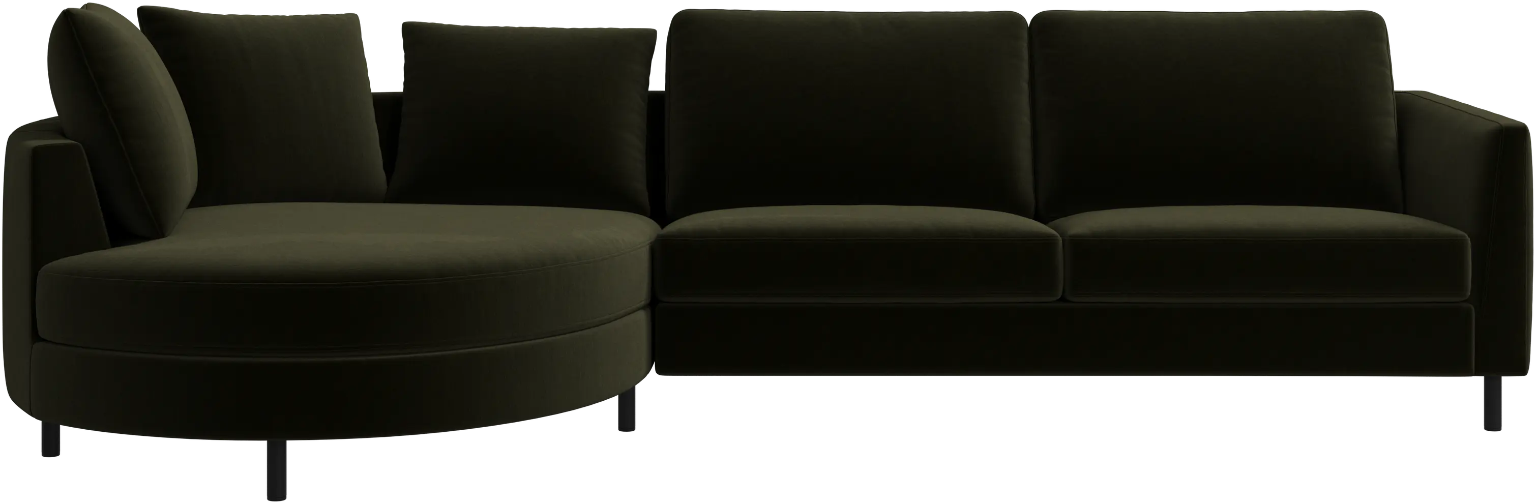 Indivi zitbank met chaise longue links