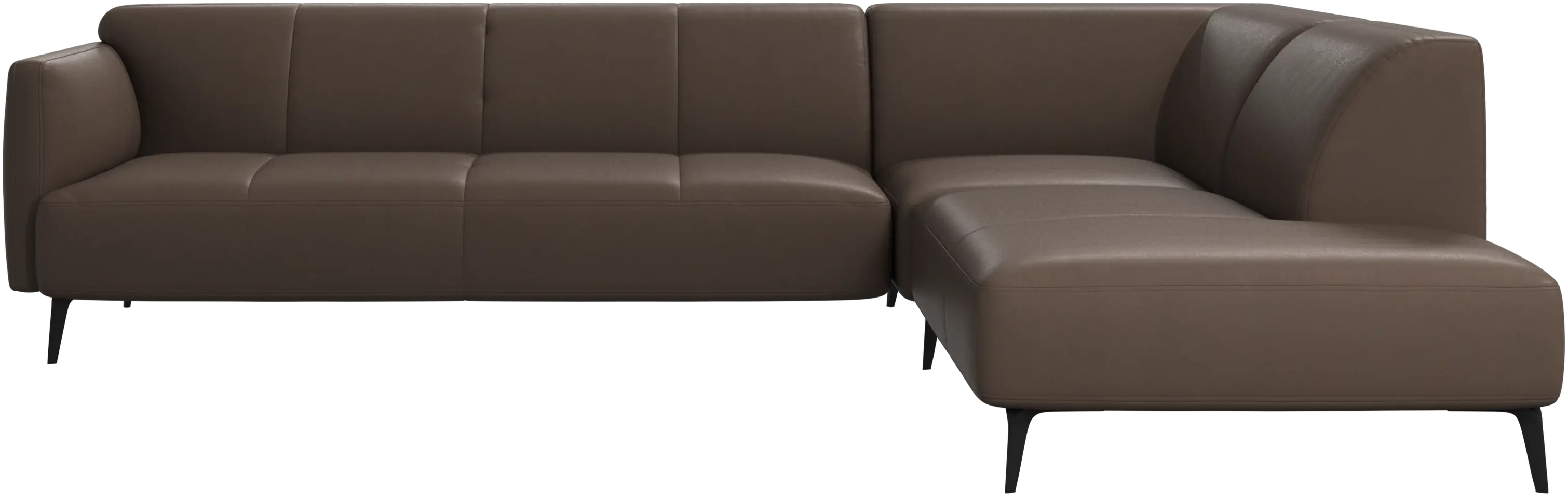 Modena corner sofa with lounging unit