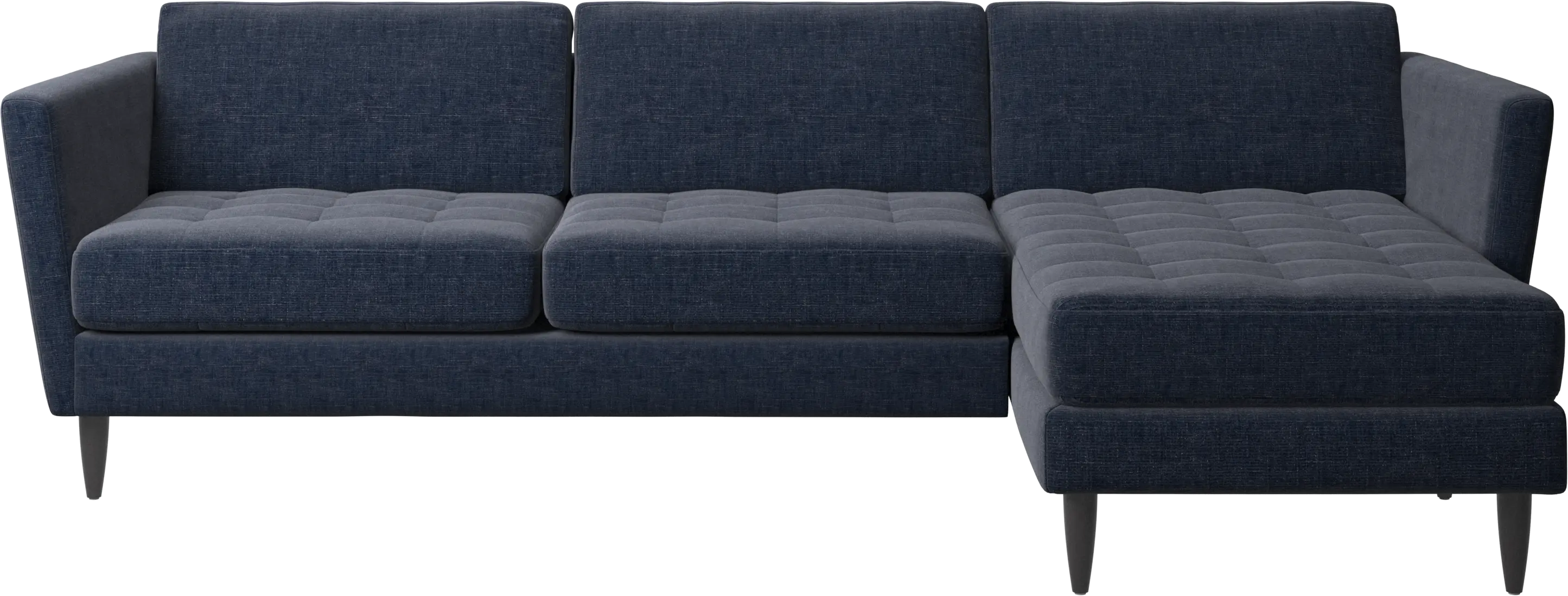 Osaka sofa with resting unit, tufted seat