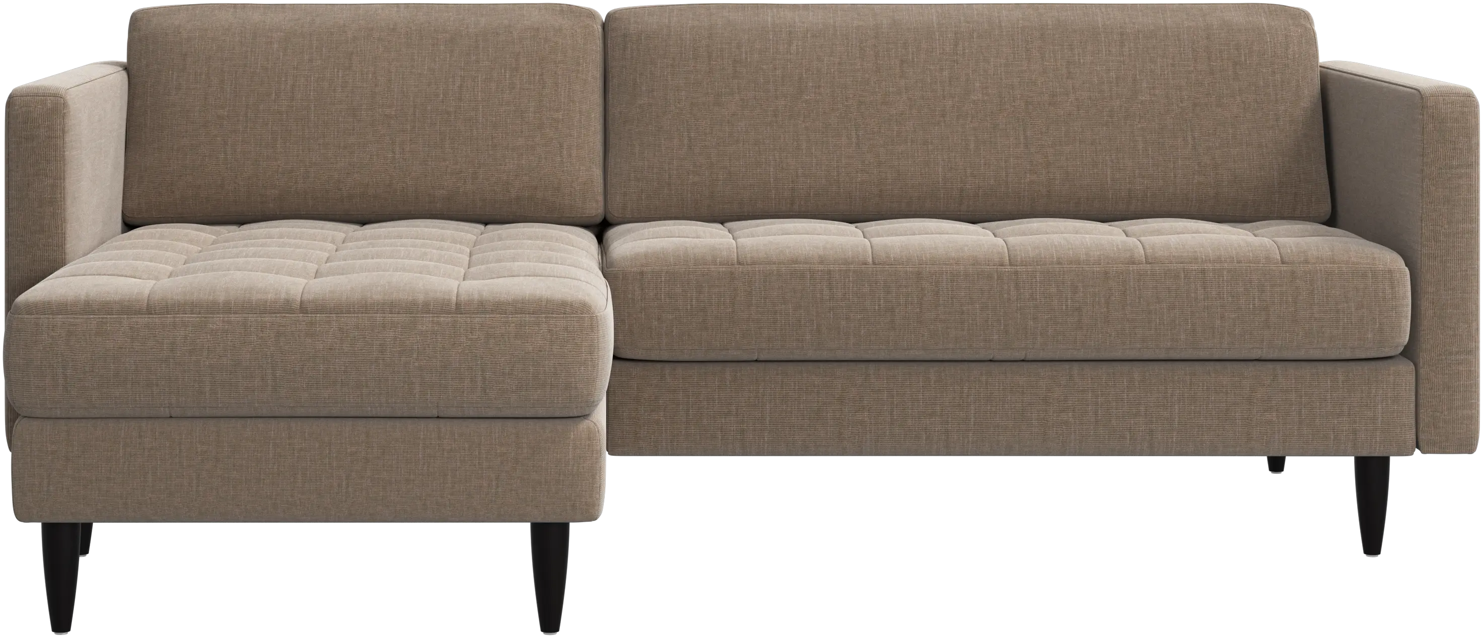 Osaka sofa with resting unit, tufted seat