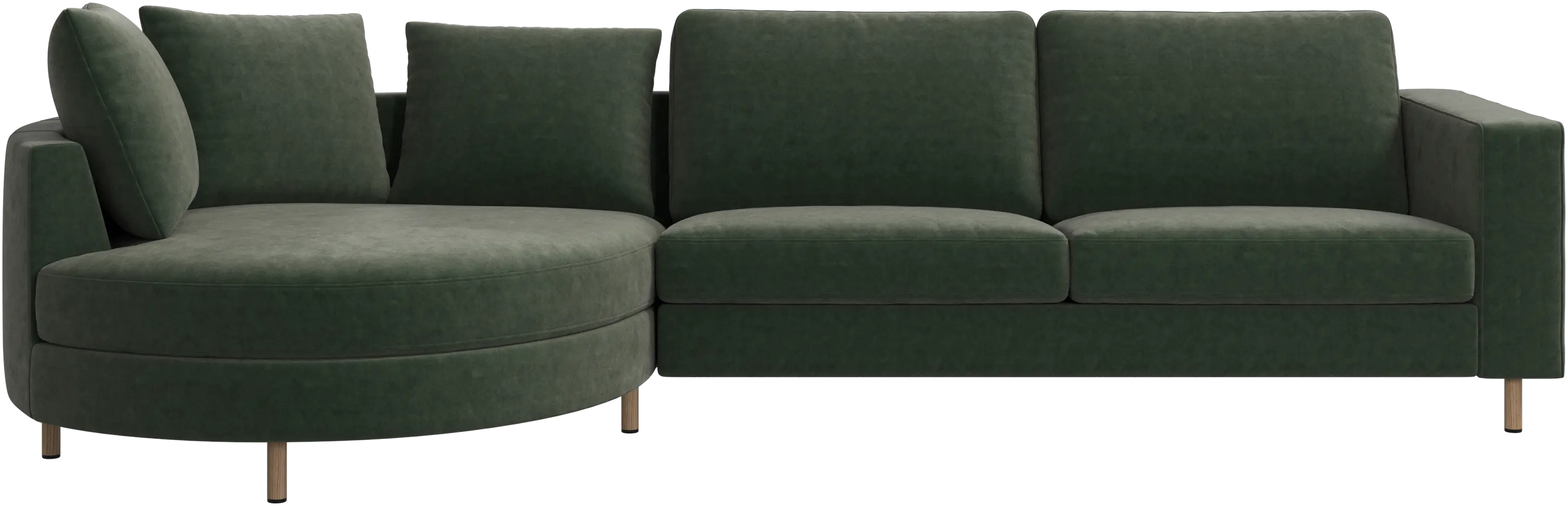 Sofá Indivi con módulo chaise-longue a la izquierda