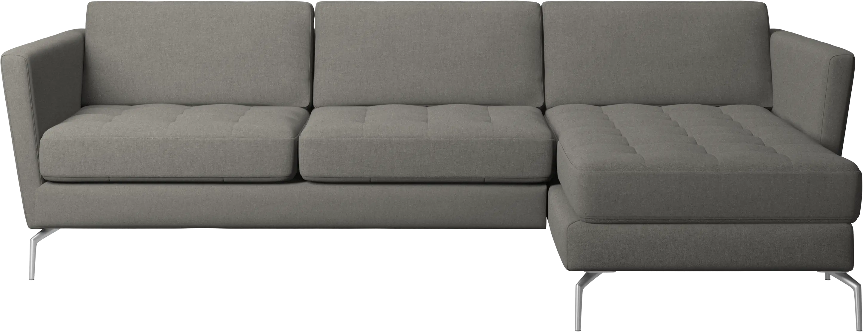 Osaka sofa with resting unit, tufted seat