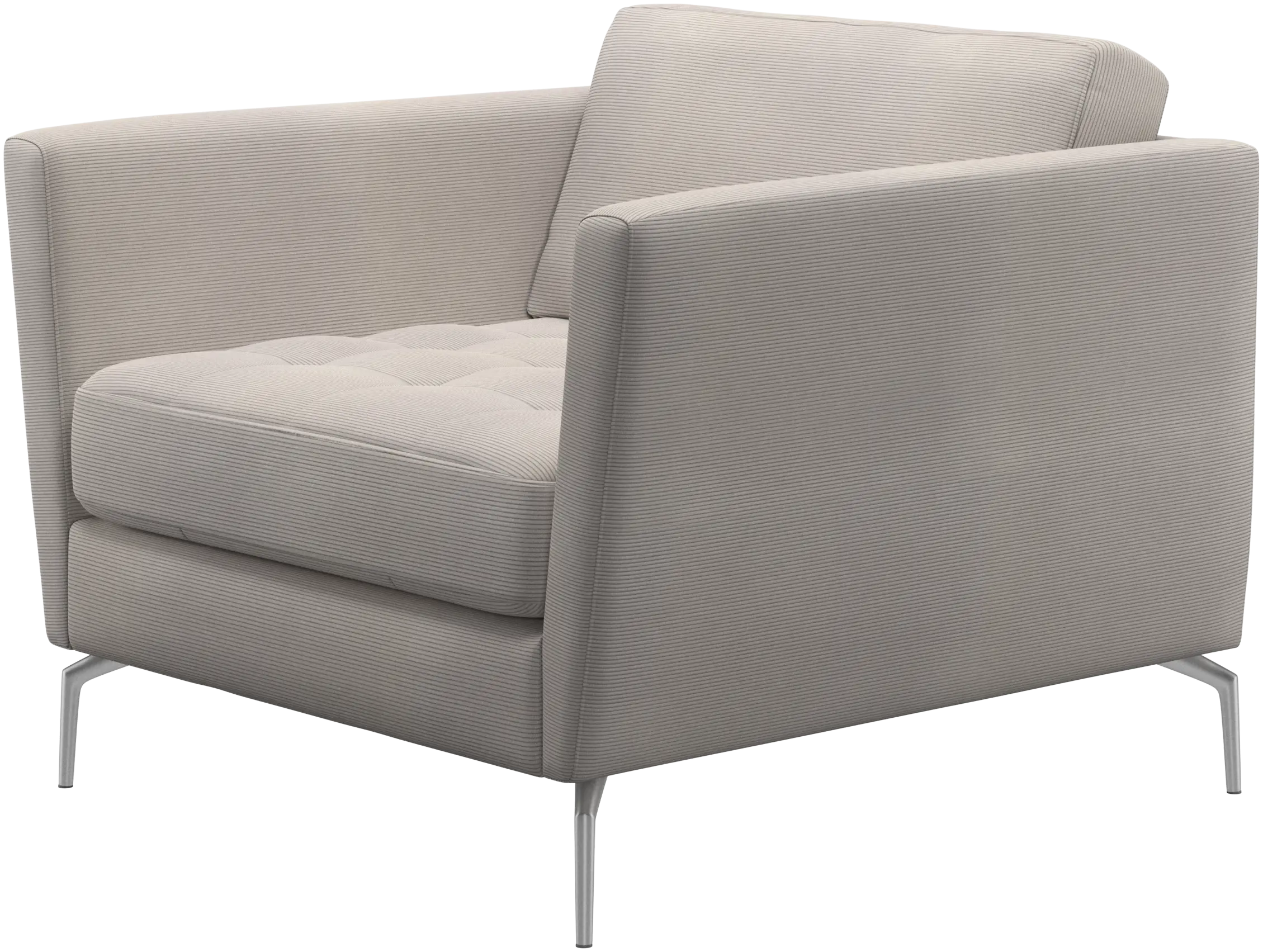 Osaka chair, tufted seat