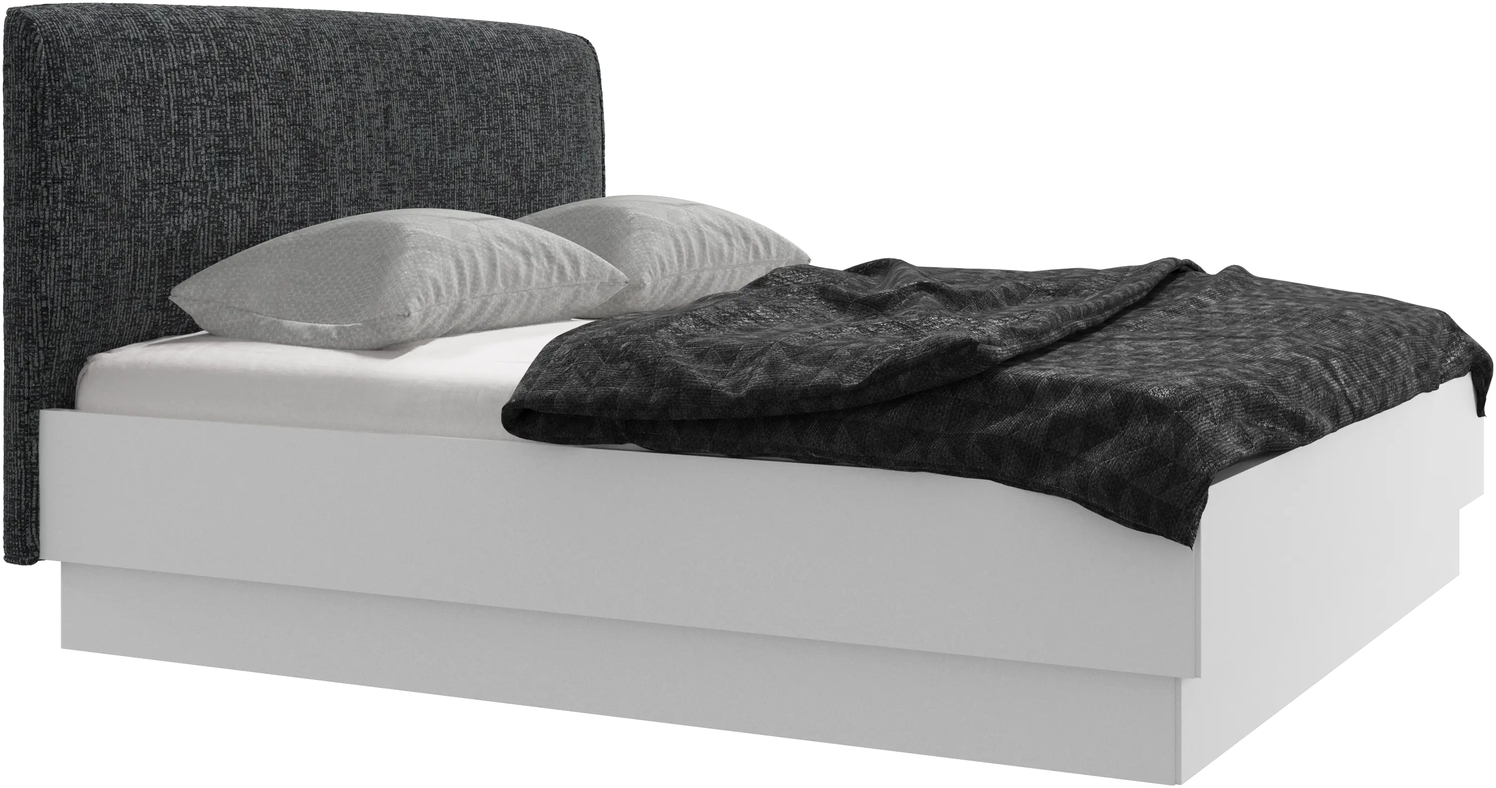 Houston, upholstered bed with storage