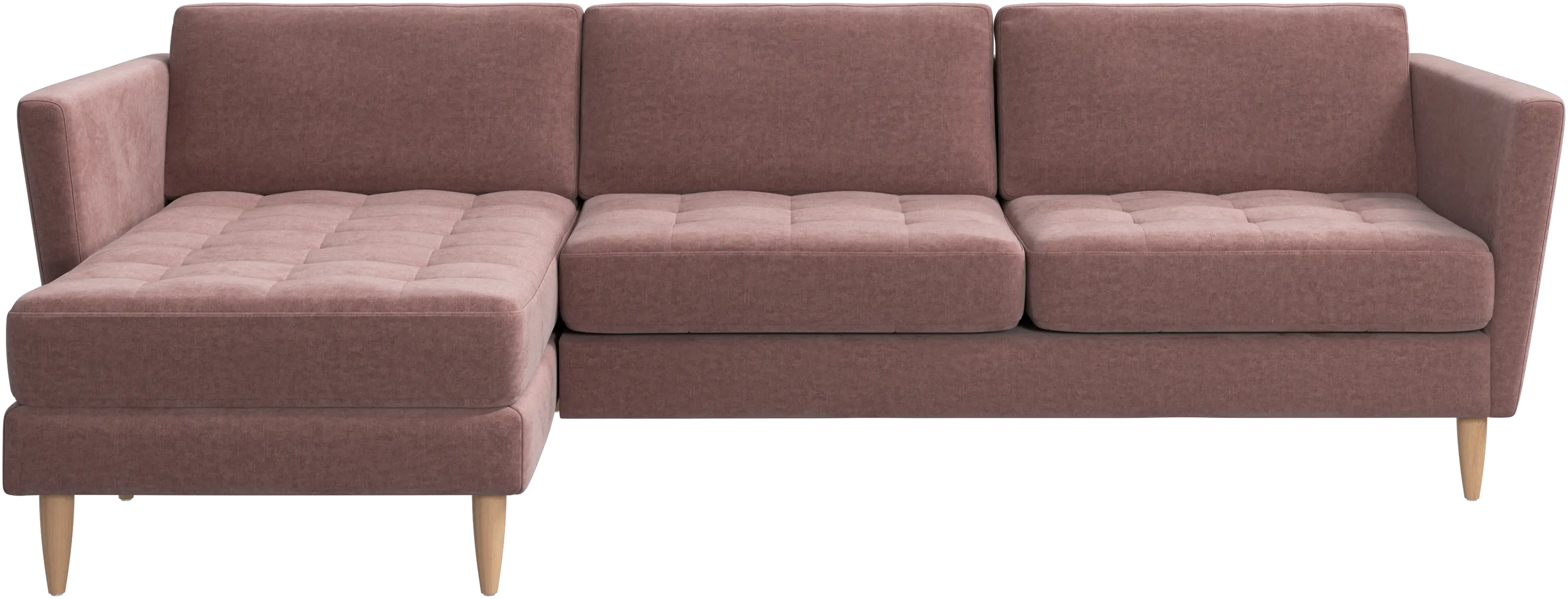 Osaka sofa with resting unit, tufted seat