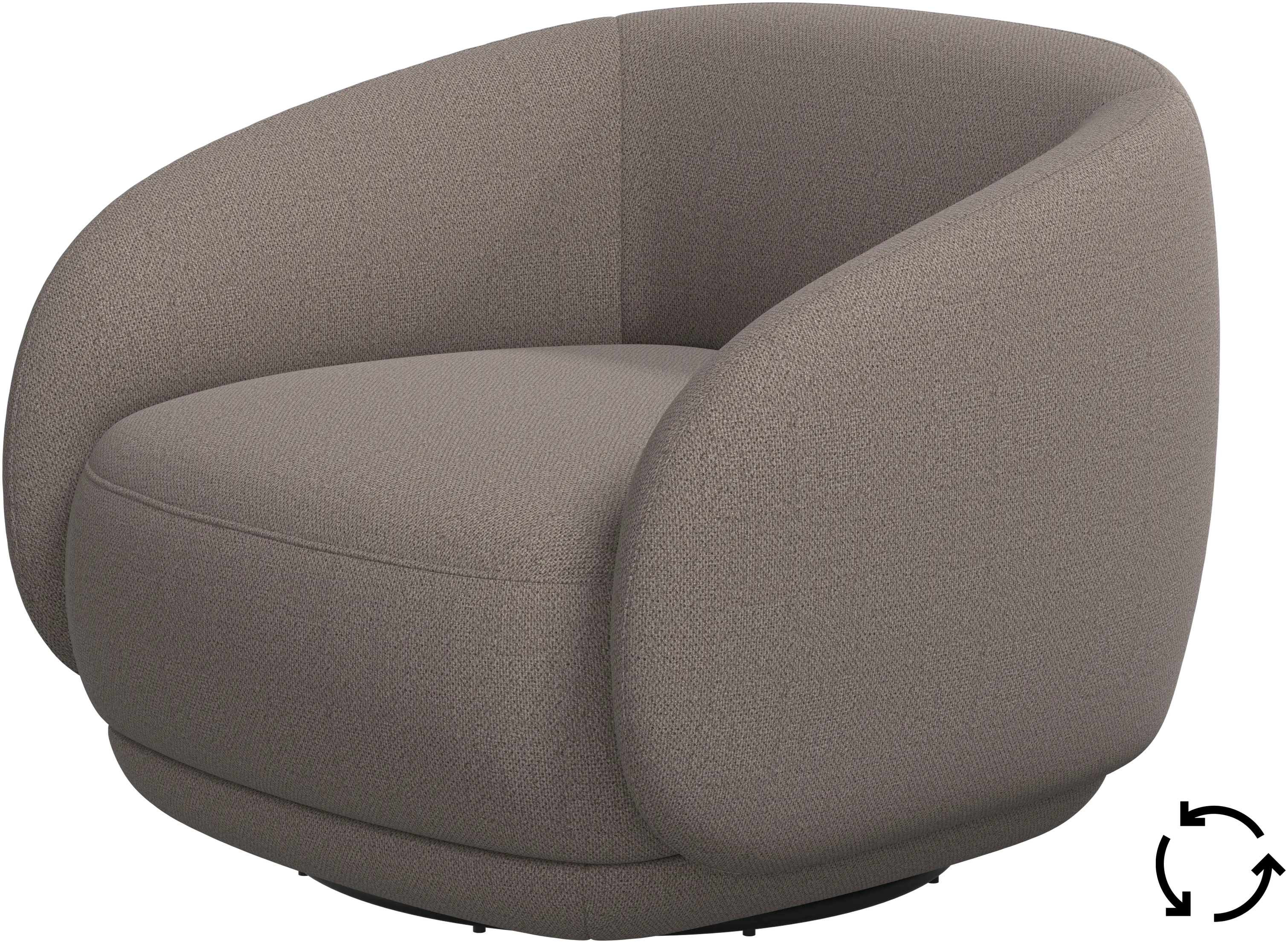 Fauteuil Bolzano avec fonction pivotante