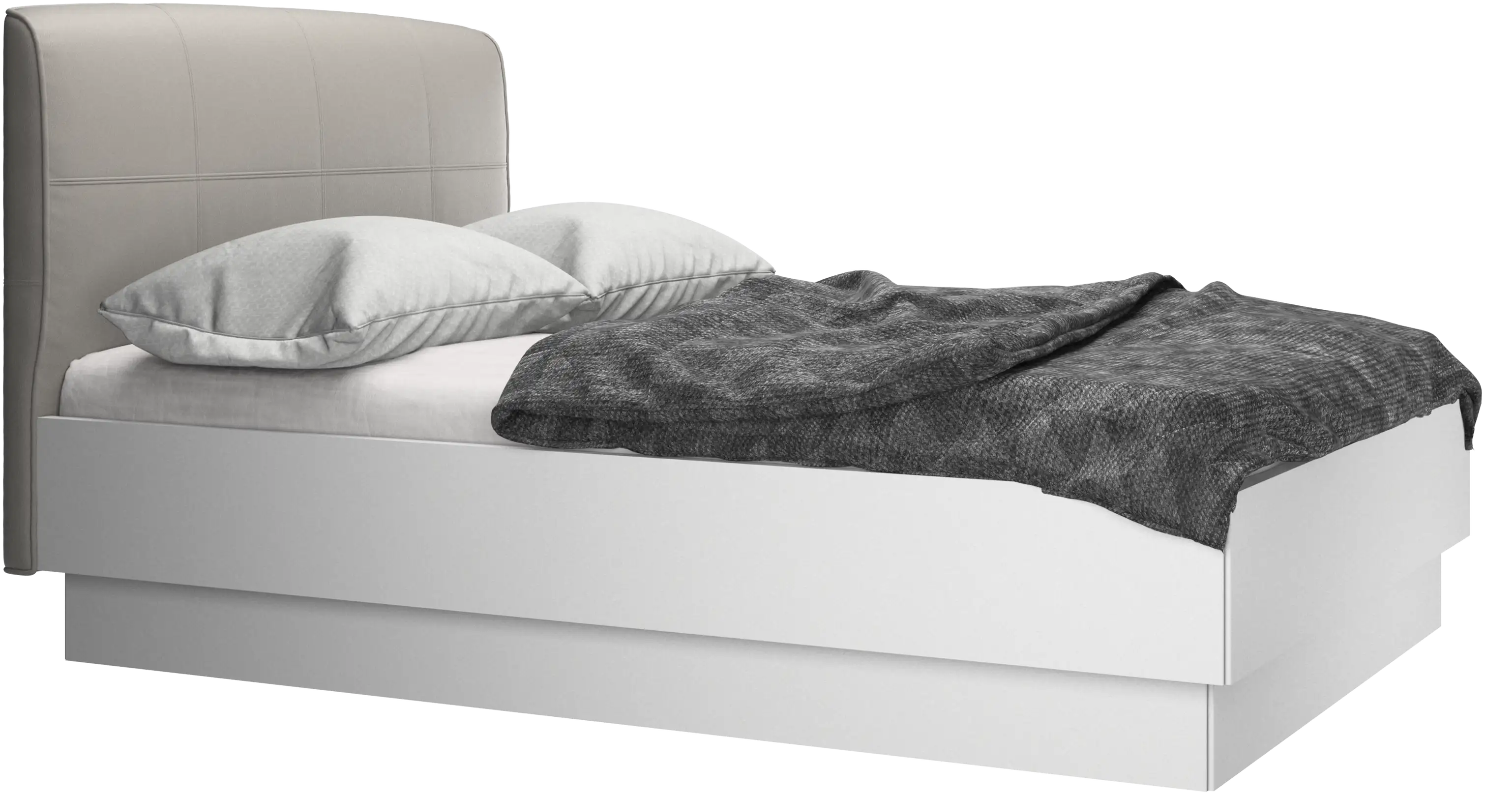 Łóżko Houston tapicerowane ze schowkiem