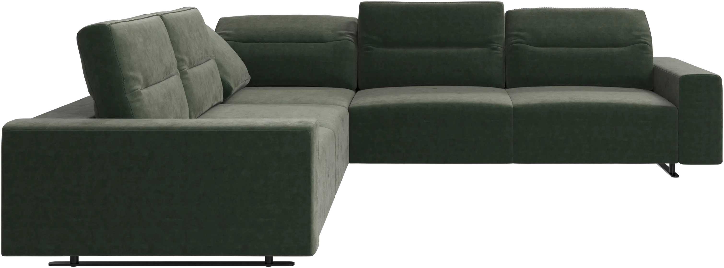Hampton corner sofa with adjustable back