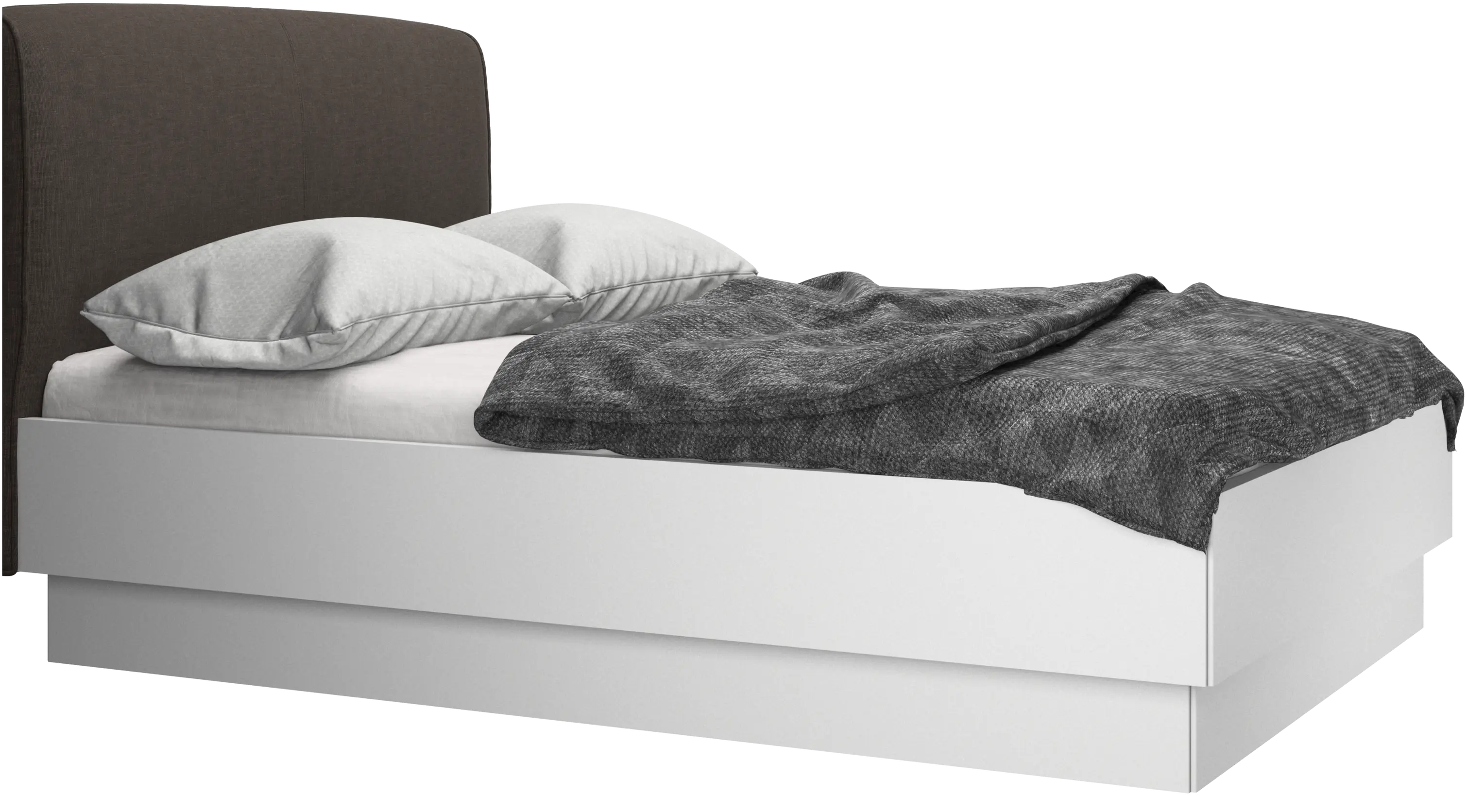 Houston, upholstered bed with storage