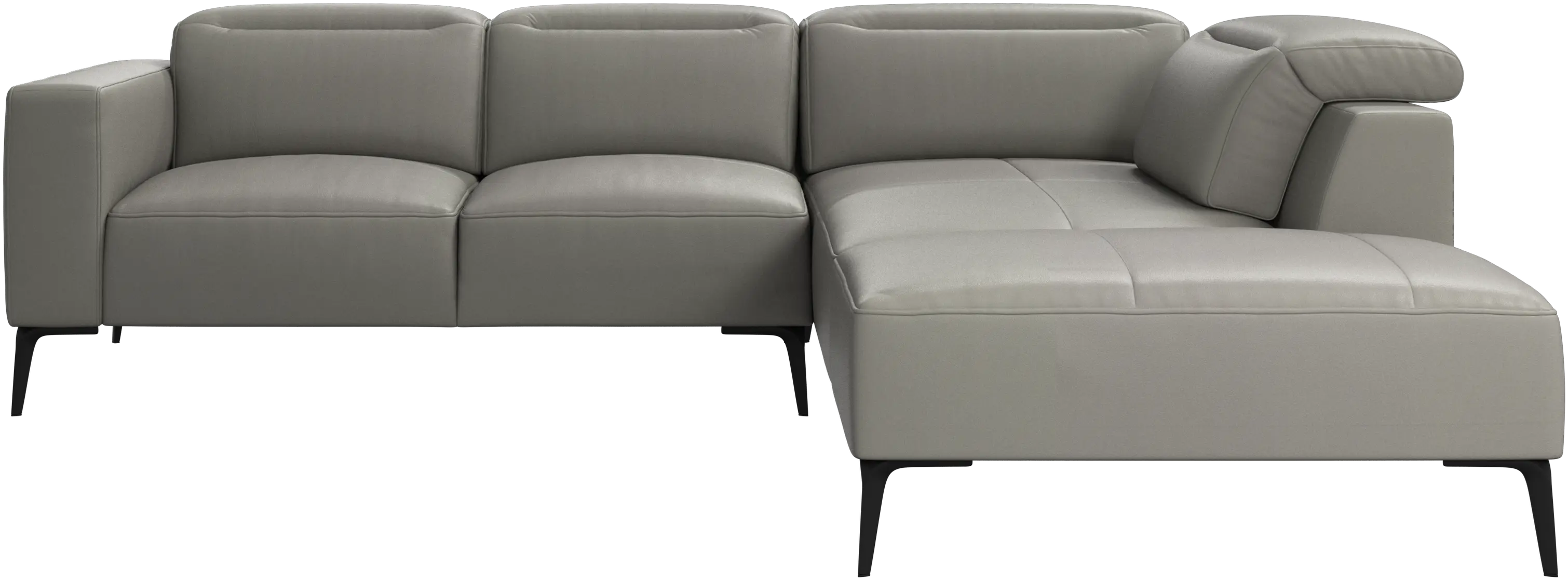 Zürich corner sofa with lounging unit