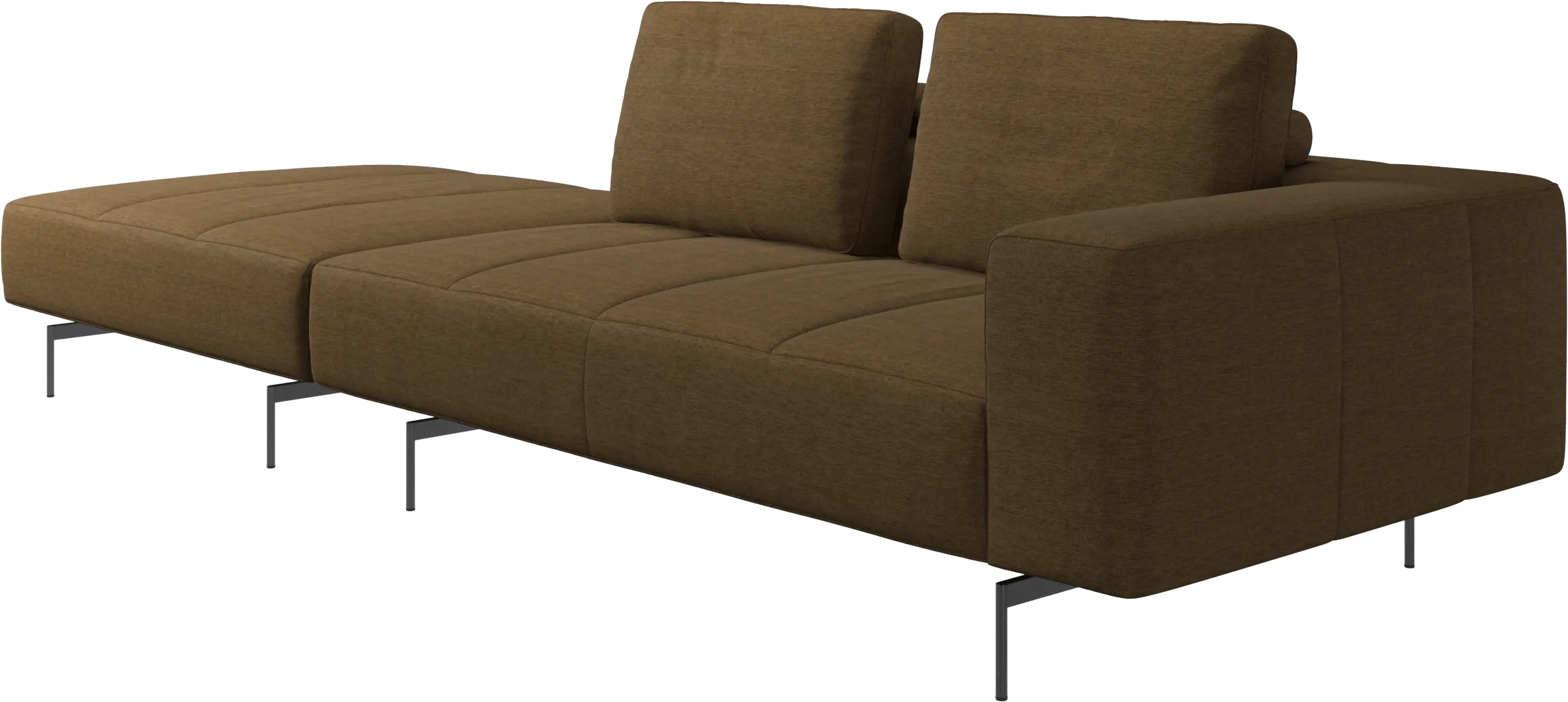 Amsterdam sofa with footstool on left side