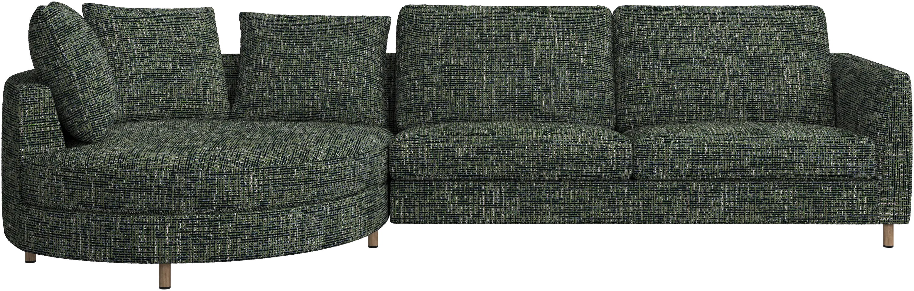 Indivi sofa with chaise longue left