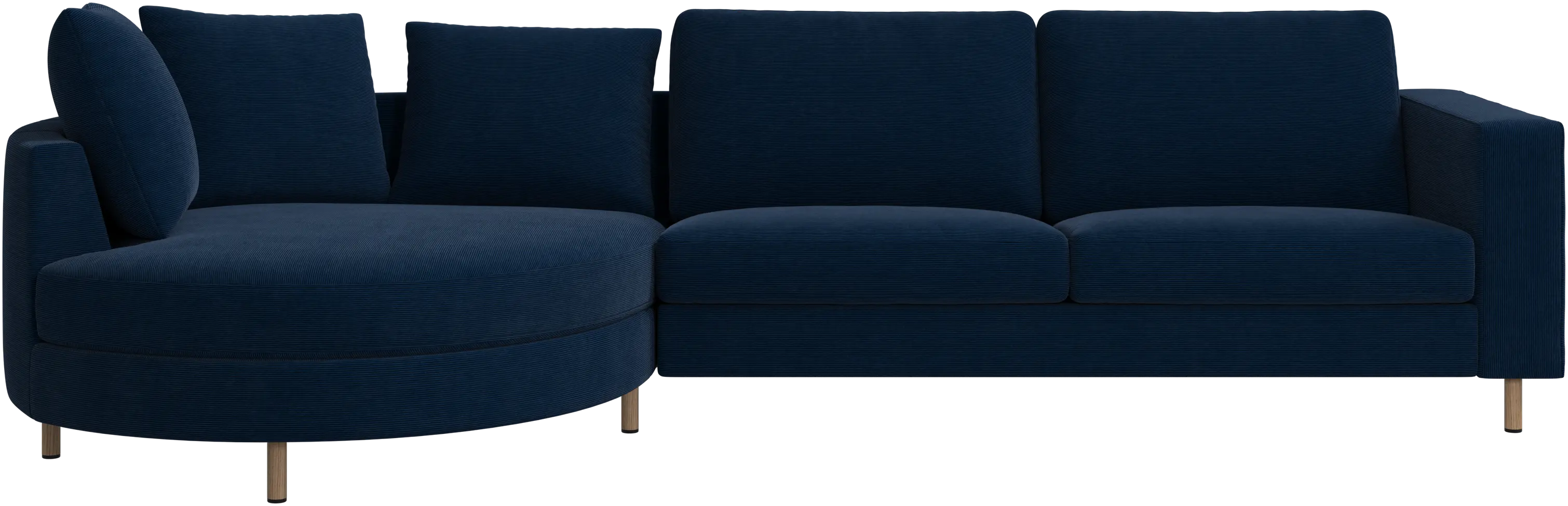 Indivi sofa with chaise longue left