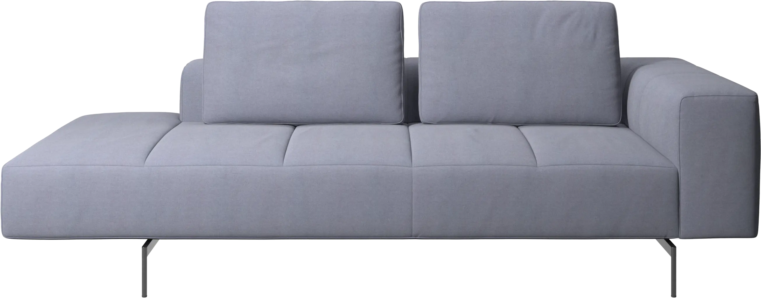 Amsterdam resting module for sofa, armrest right, open end left