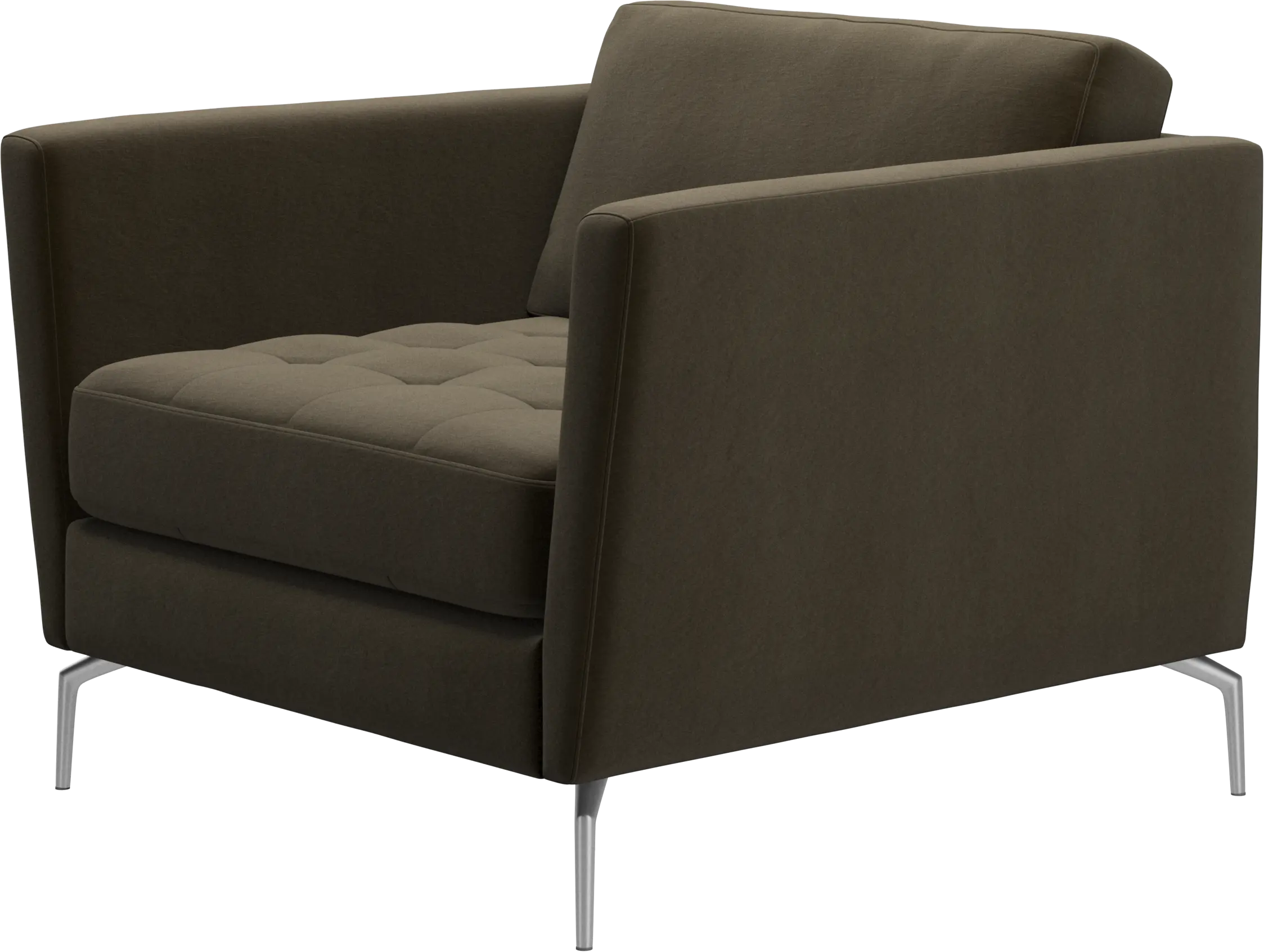 Osaka chair, tufted seat