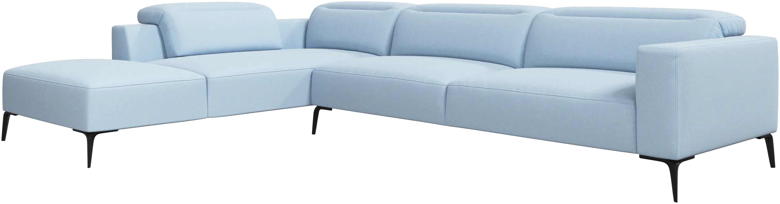 Zürich corner sofa with lounging unit
