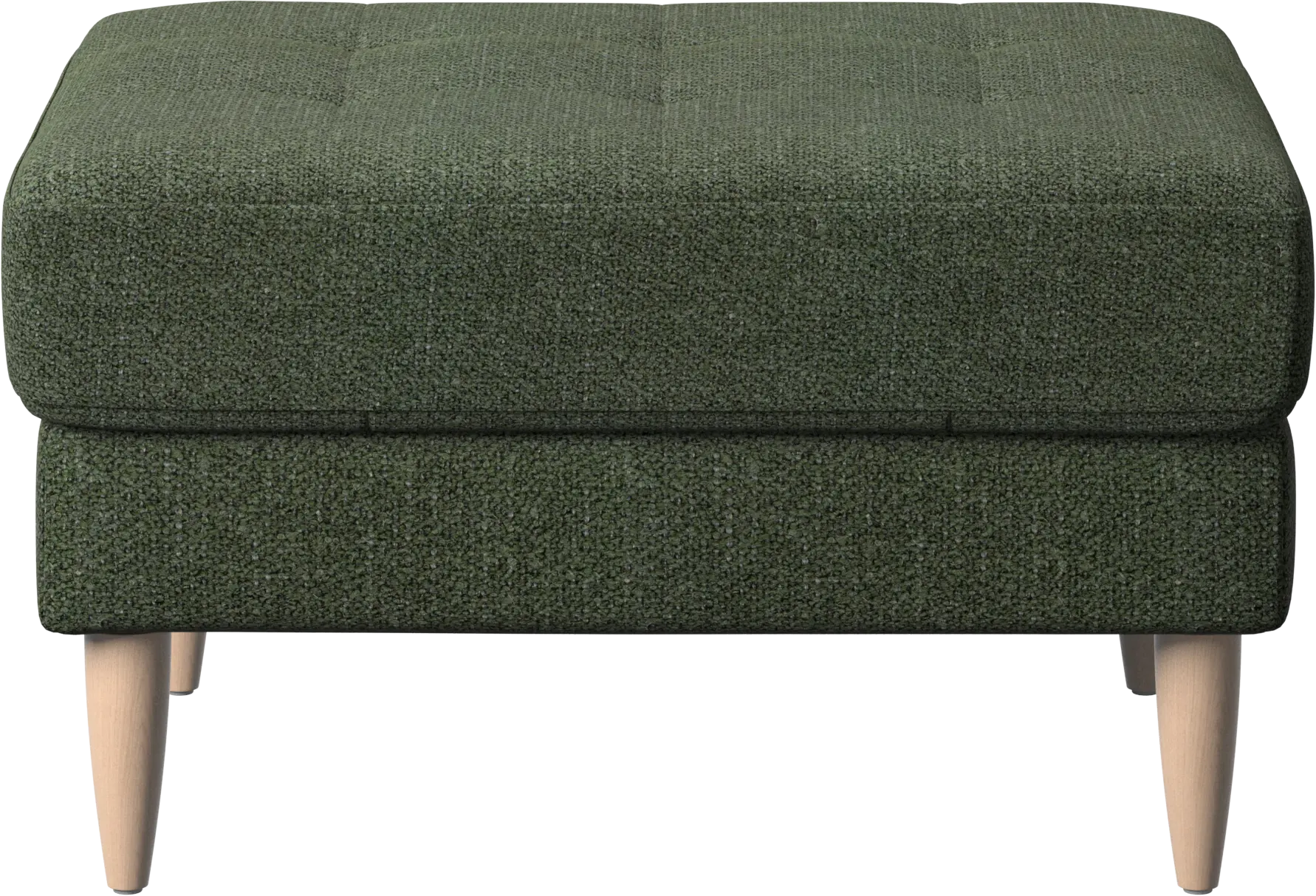 Osaka footstool, tufted seat