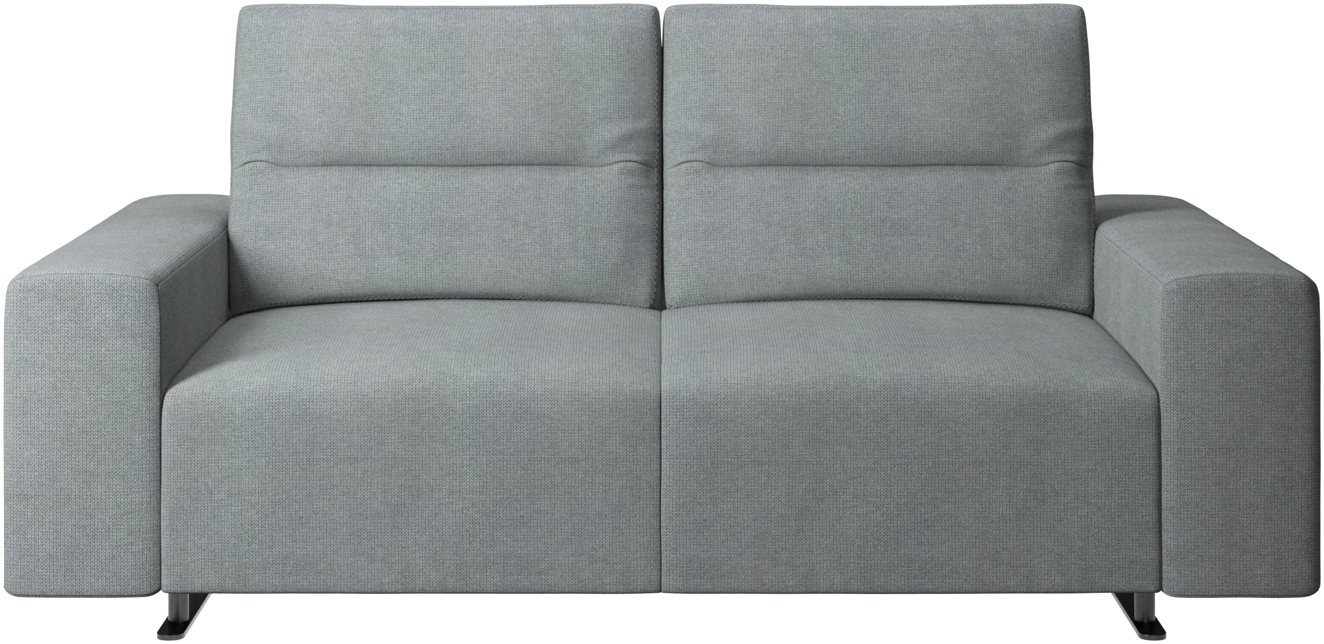 Hampton sofa with adjustable back and storage on the right side