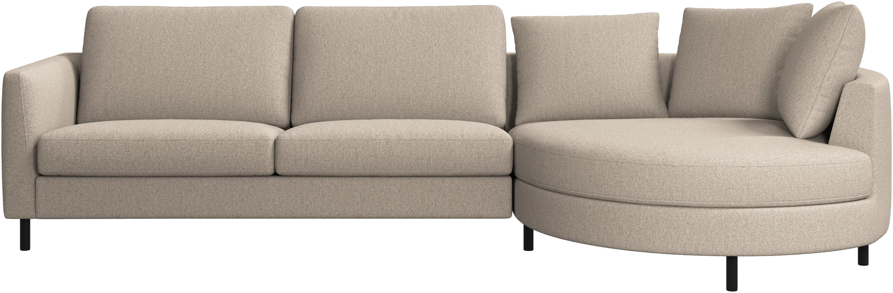 Sofá Indivi con módulo chaise-longue a la derecha