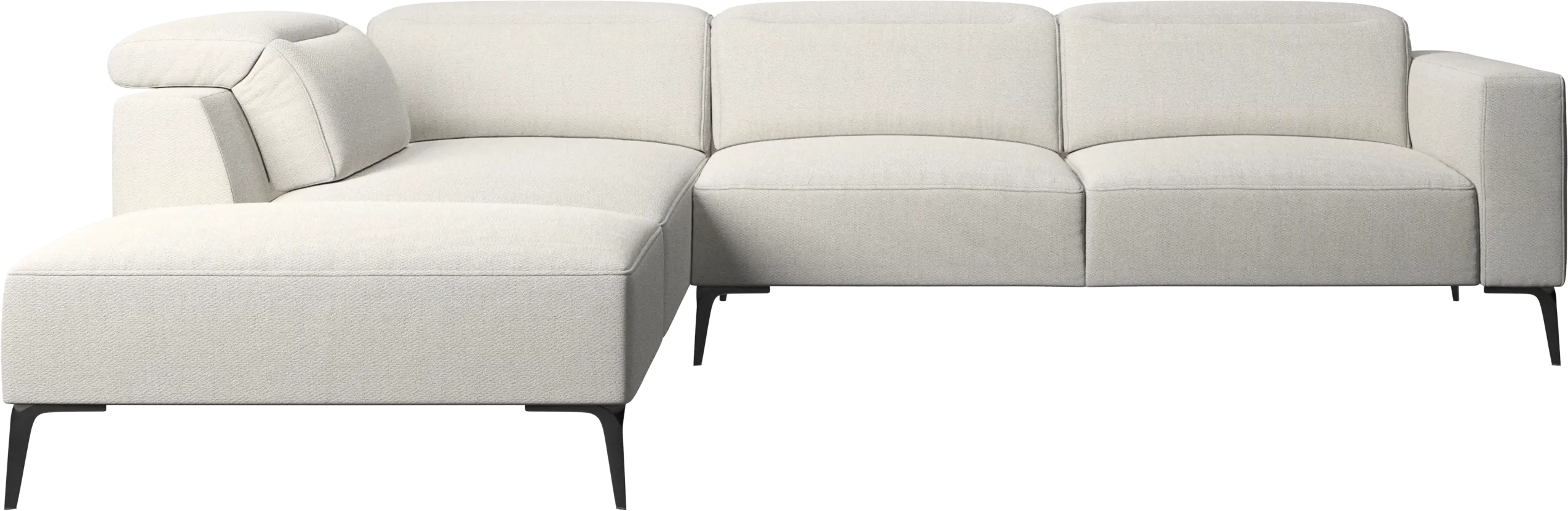 Zürich corner sofa with lounging unit