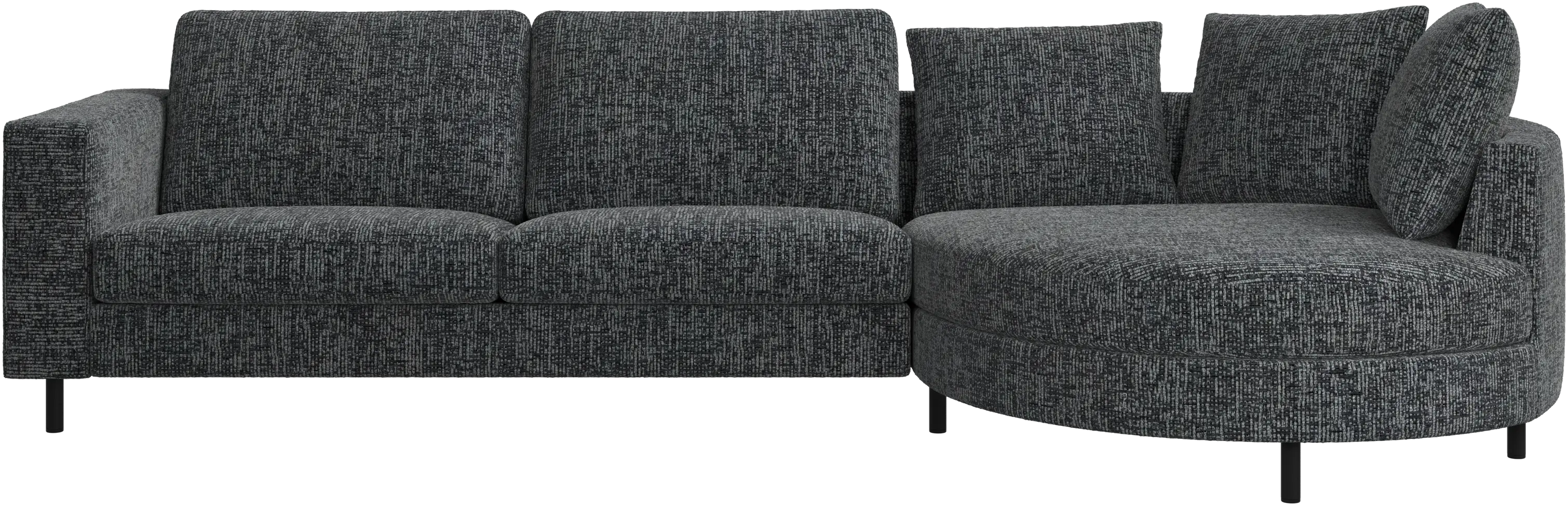 Sofa Indivi z szezlongiem po prawej stronie
