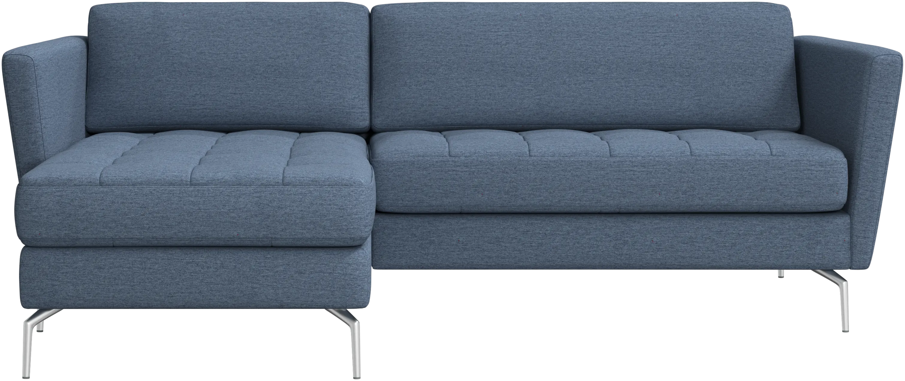 Osaka sofa with resting unit, tufted seat