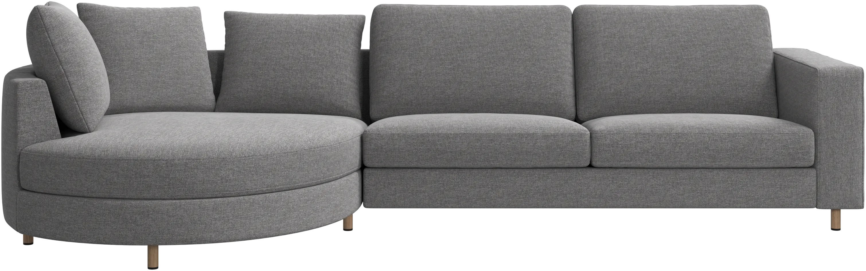 Indivi sofa with chaise longue left