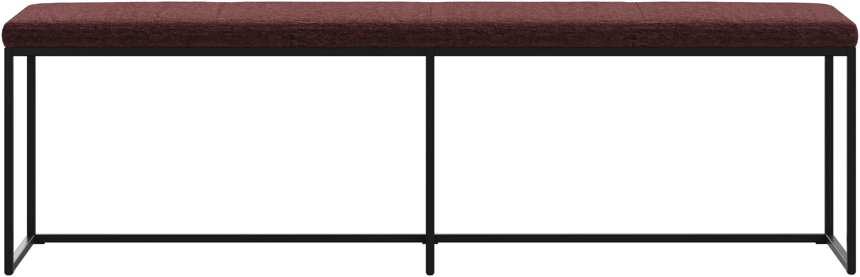 London grosse Bank mit Kissen