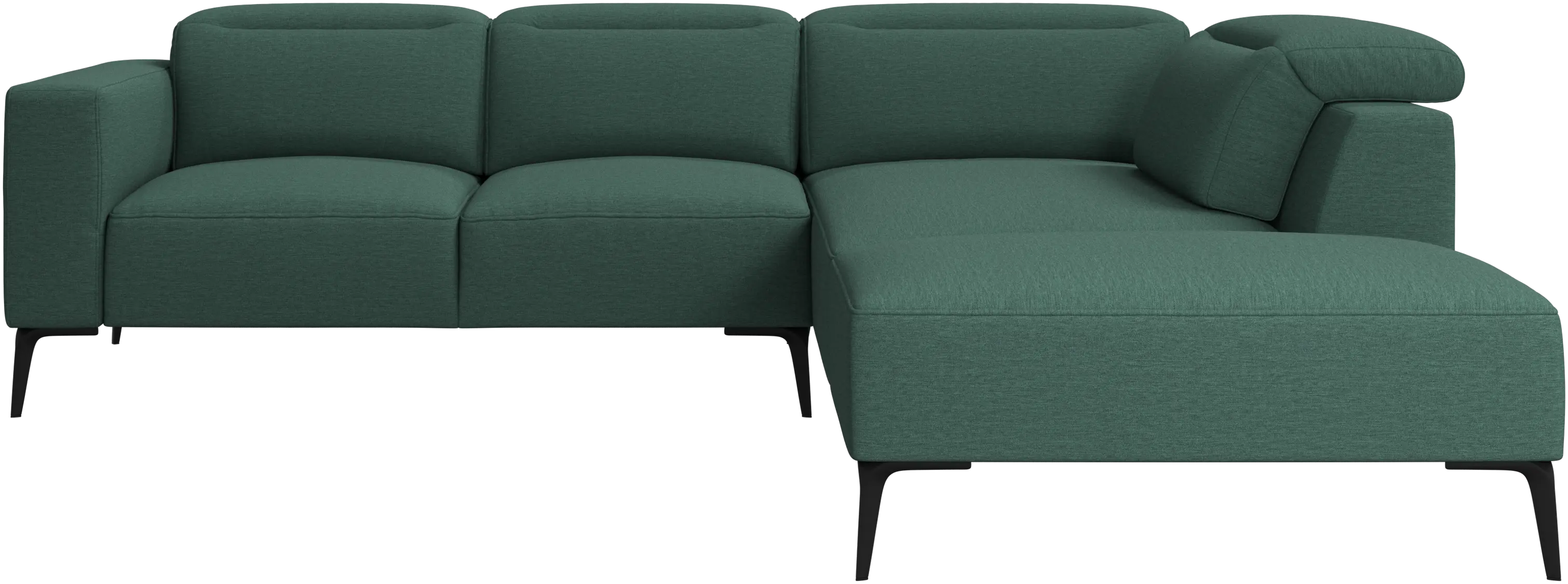 Zürich corner sofa with lounging unit