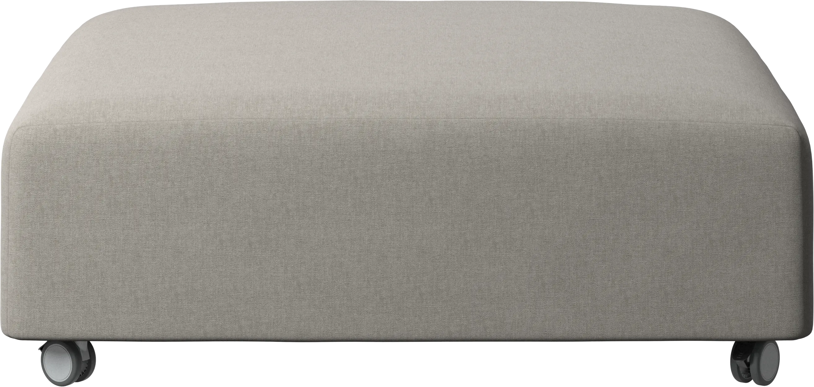 Hampton pouf on wheels