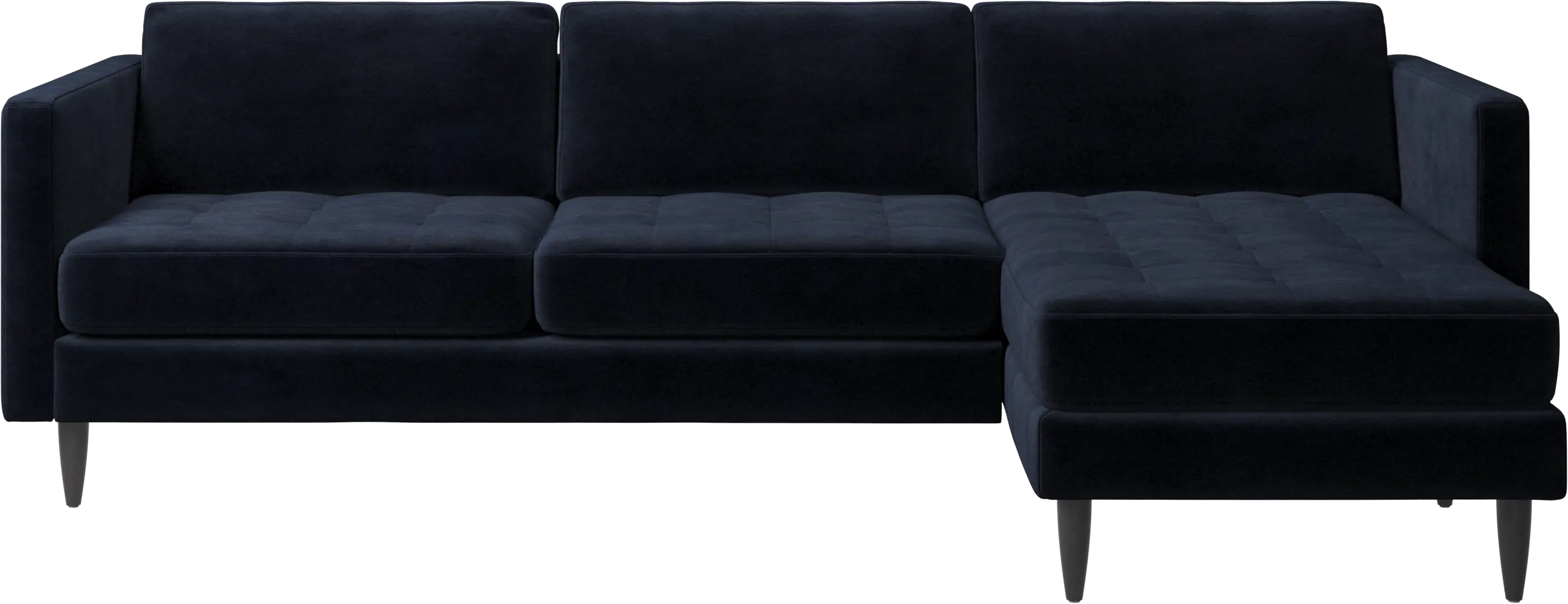 Osaka sofa with resting unit, tufted seat