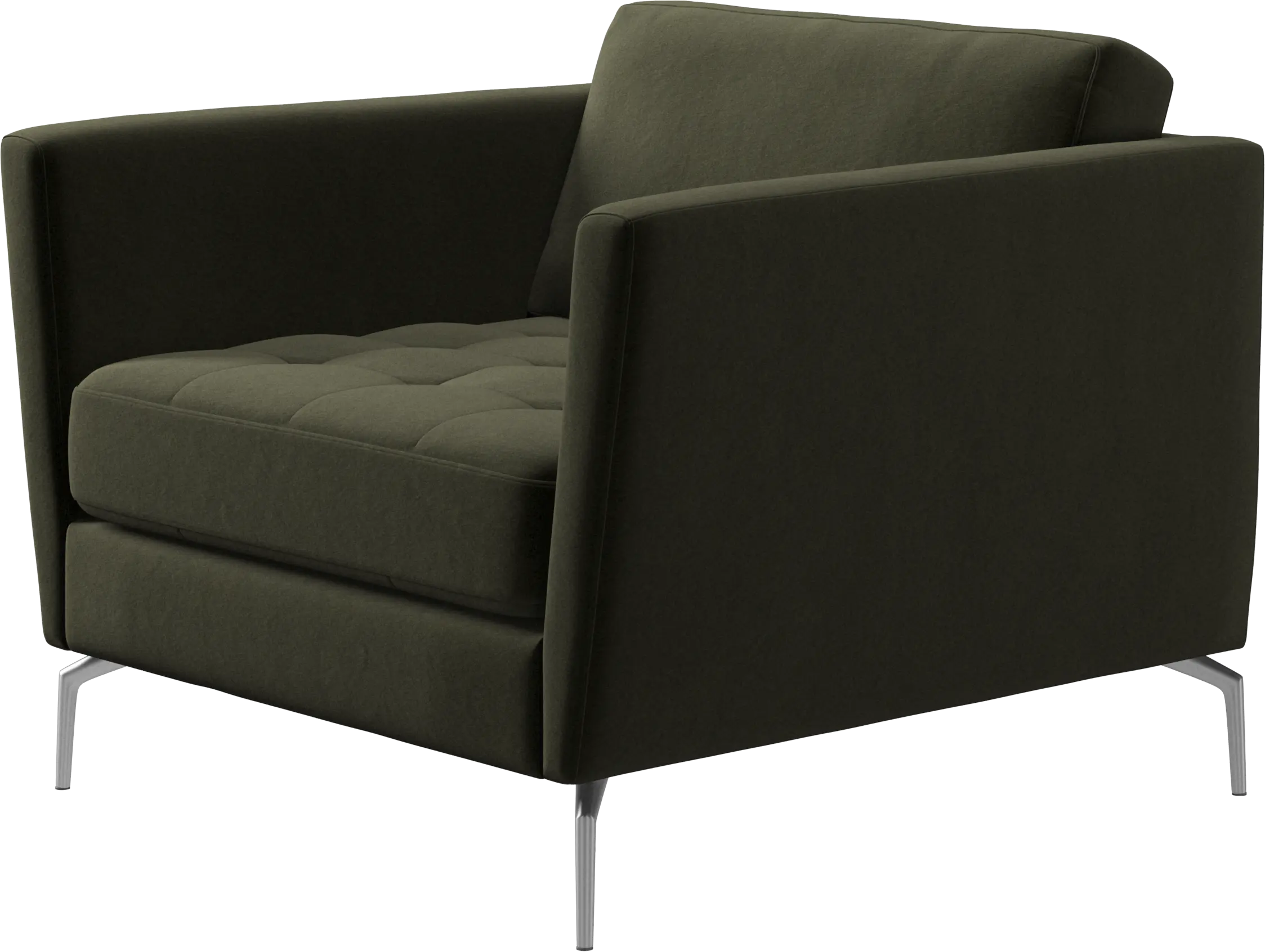 Osaka chair, tufted seat