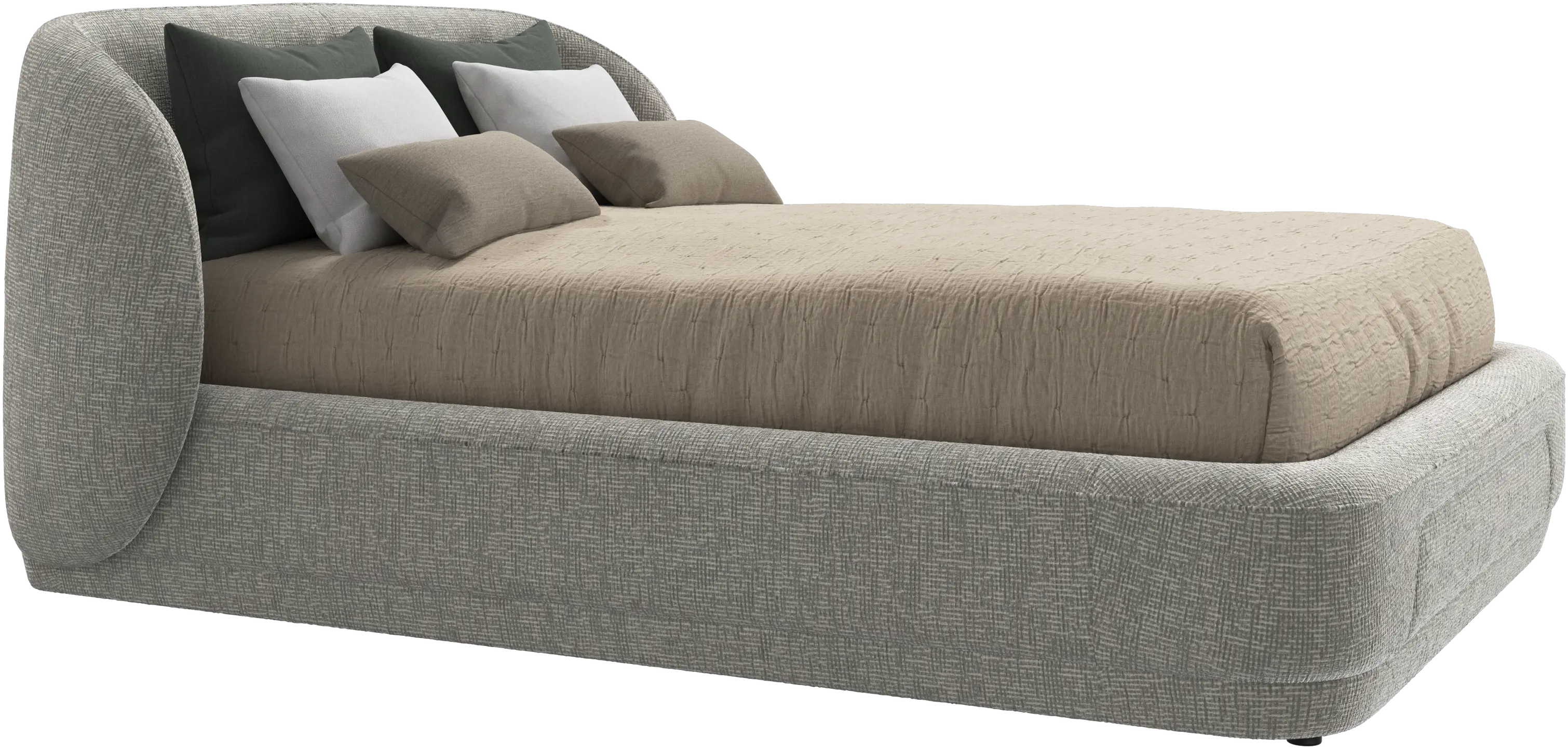 Bolzano bed with slats  - W140xL200cm