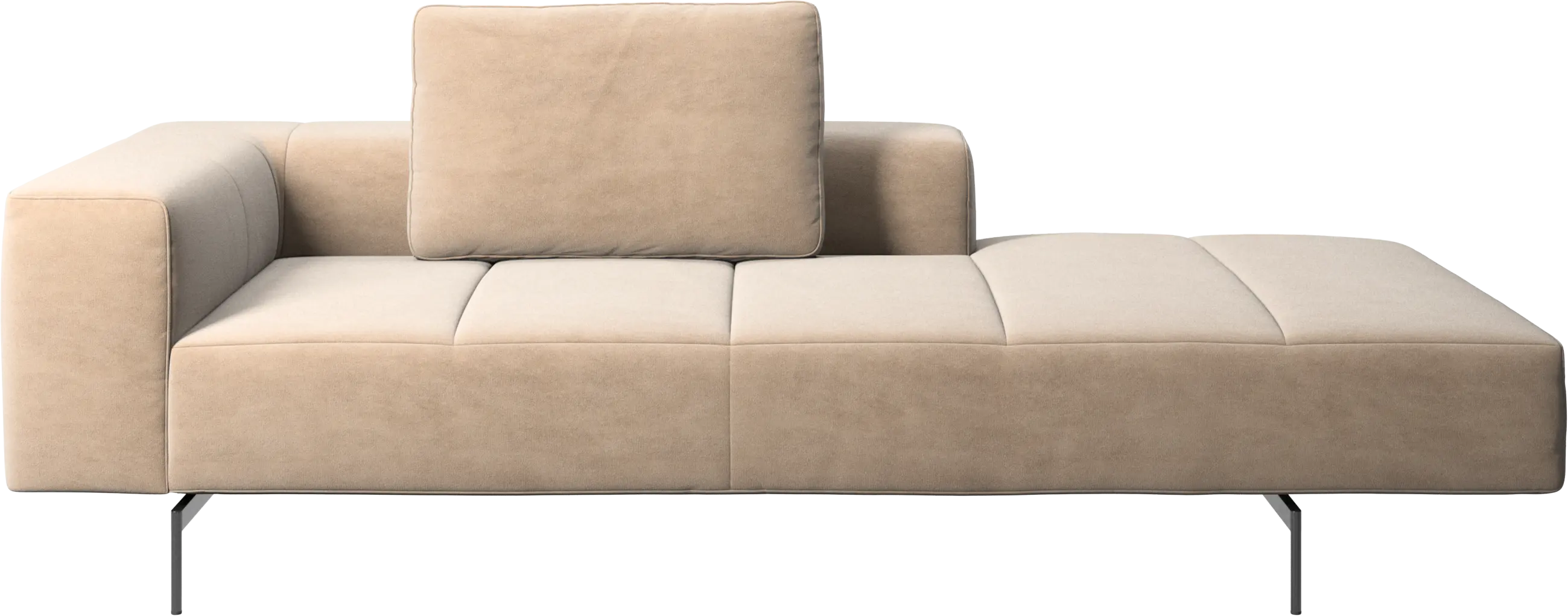 Amsterdam Iounging module for sofa, armrest left, open end right