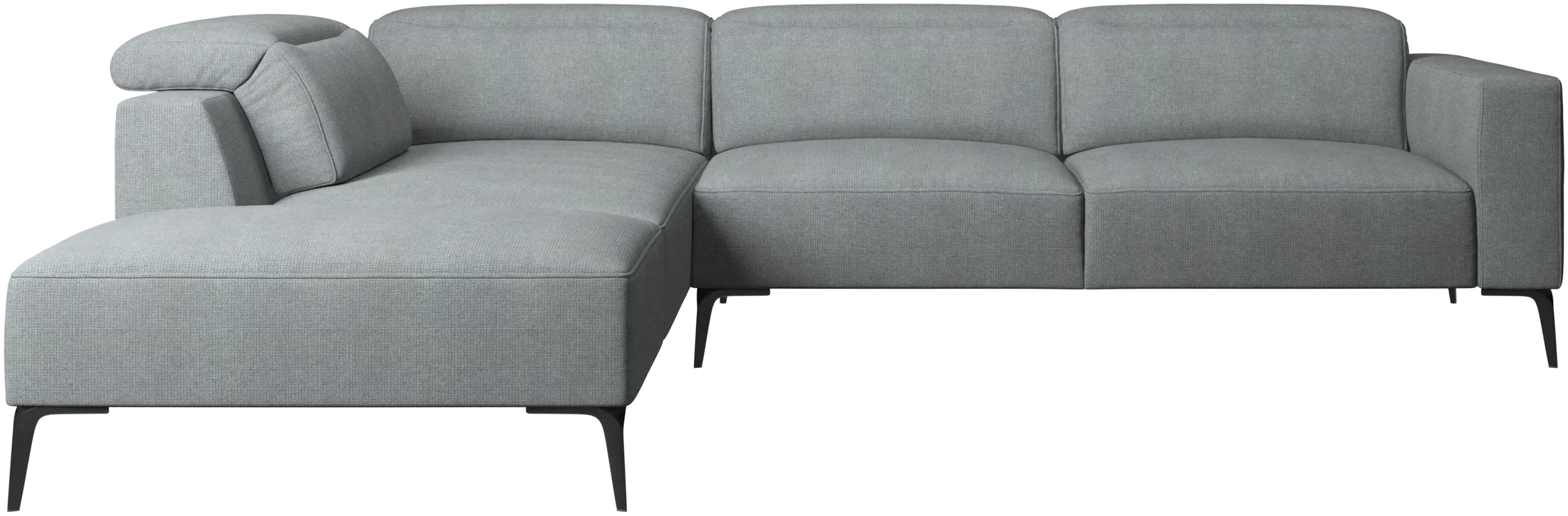Zürich corner sofa with lounging unit
