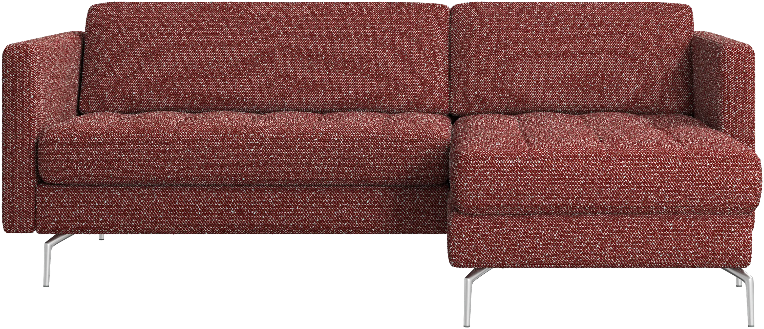 Osaka sofa with resting unit, tufted seat