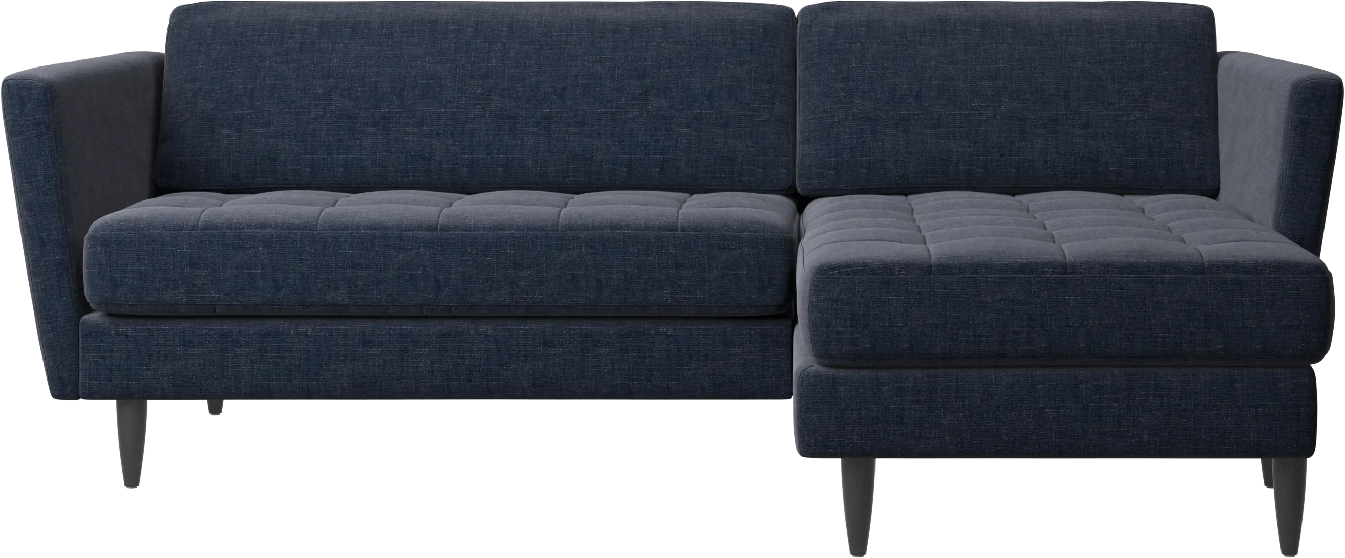 Osaka sofa with resting unit, tufted seat
