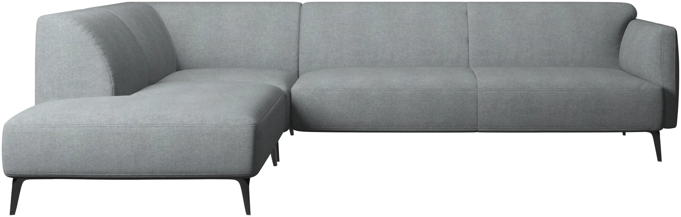 Modena corner sofa with lounging unit