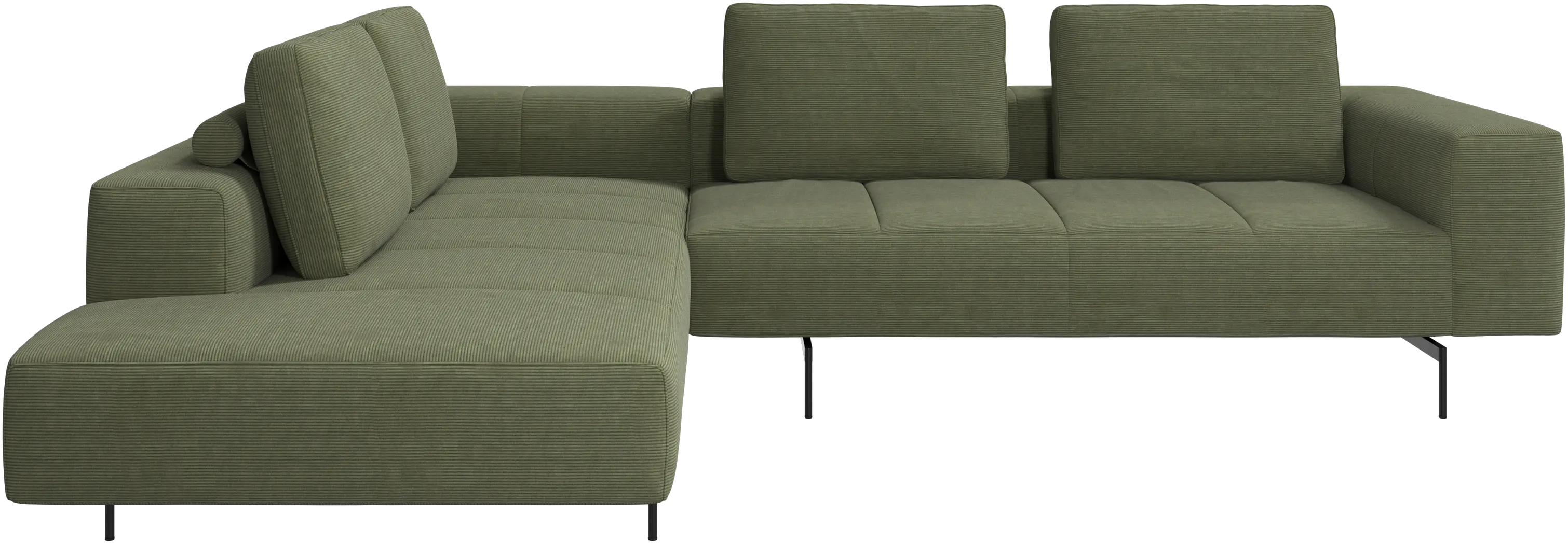 Amsterdam corner sofa with lounging unit