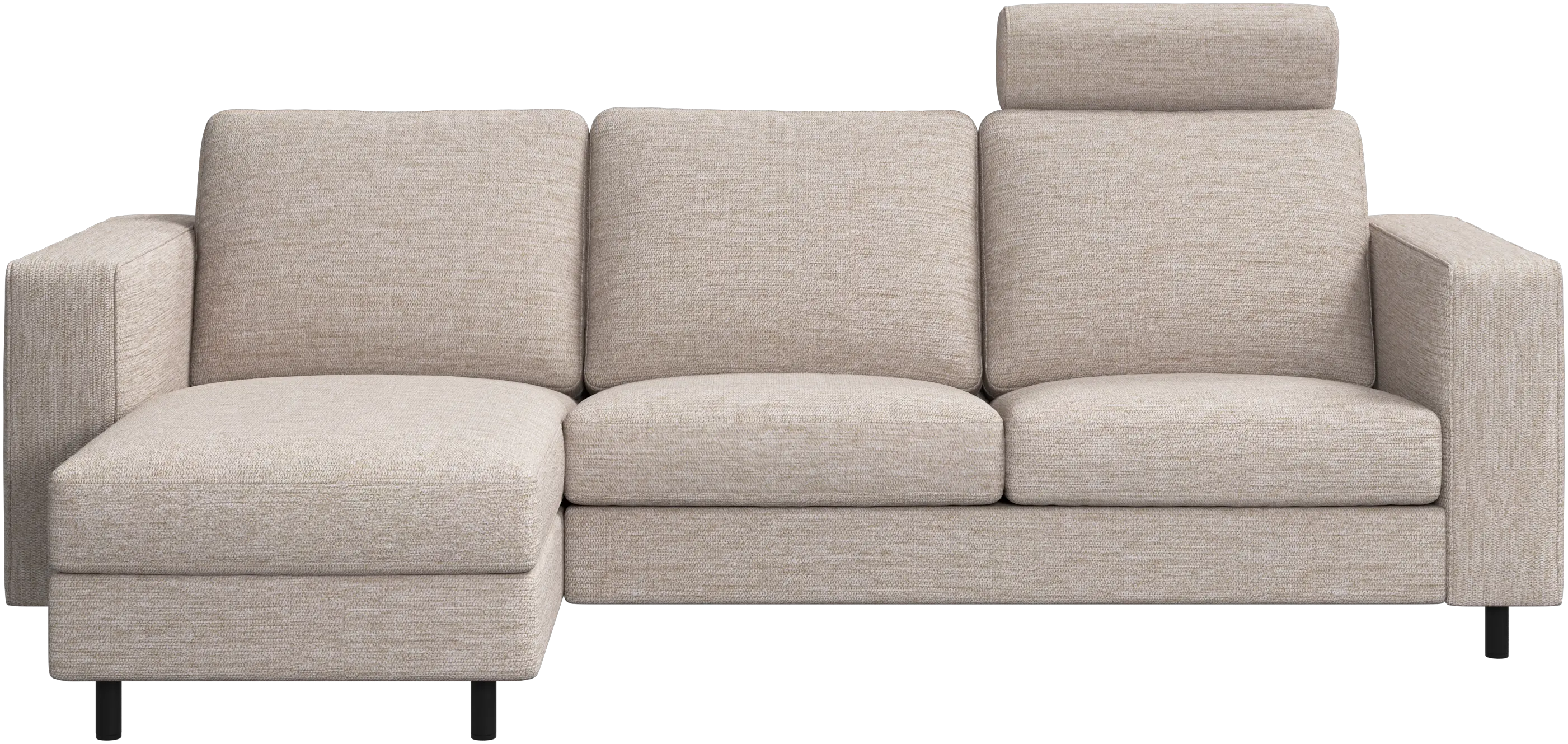 Sofá Indivi com chaise longue à esquerda