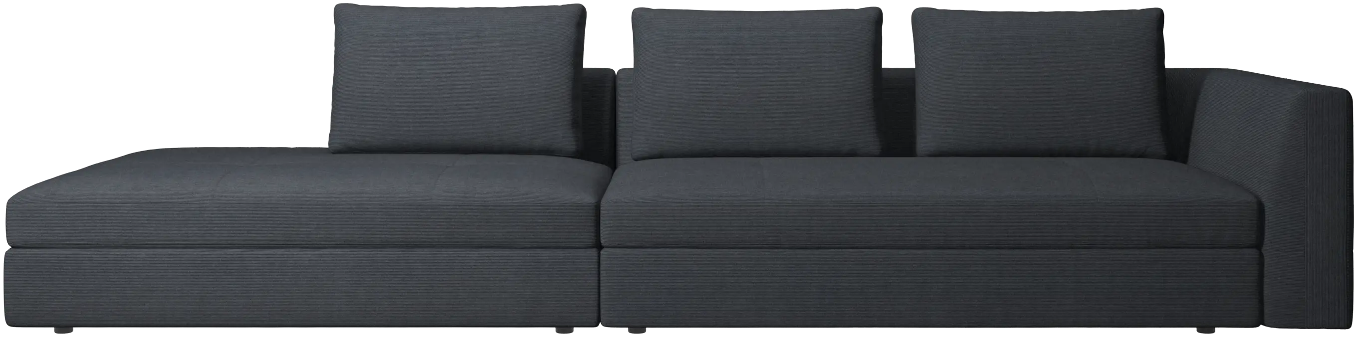 Bergamo sofa with lounging unit