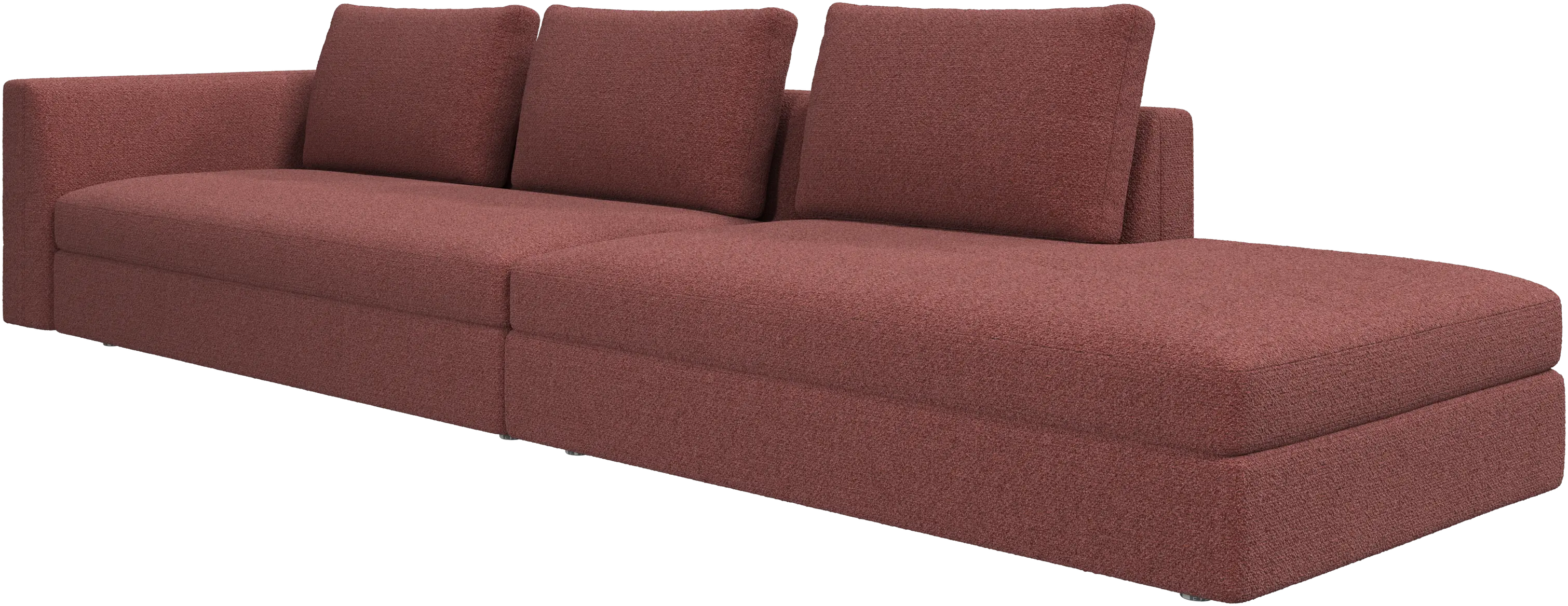 Bergamo sofa with lounging unit