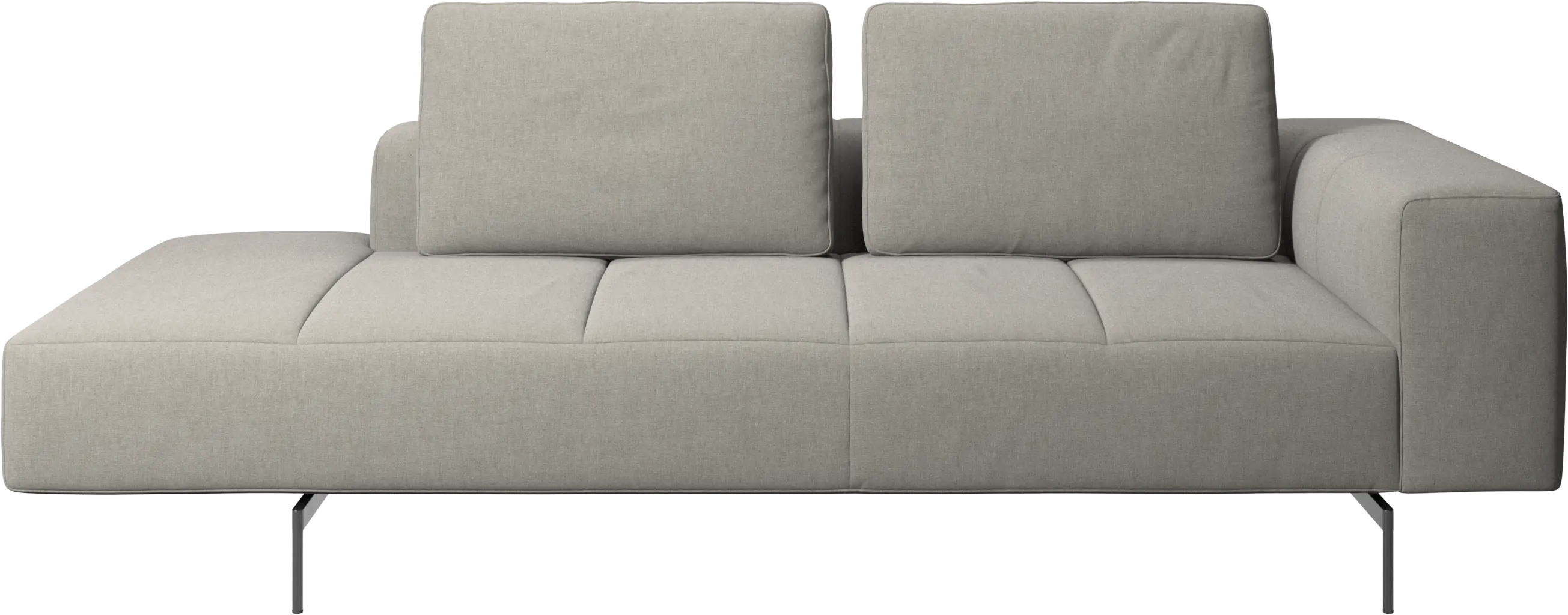 Amsterdam resting module for sofa, armrest right, open end left