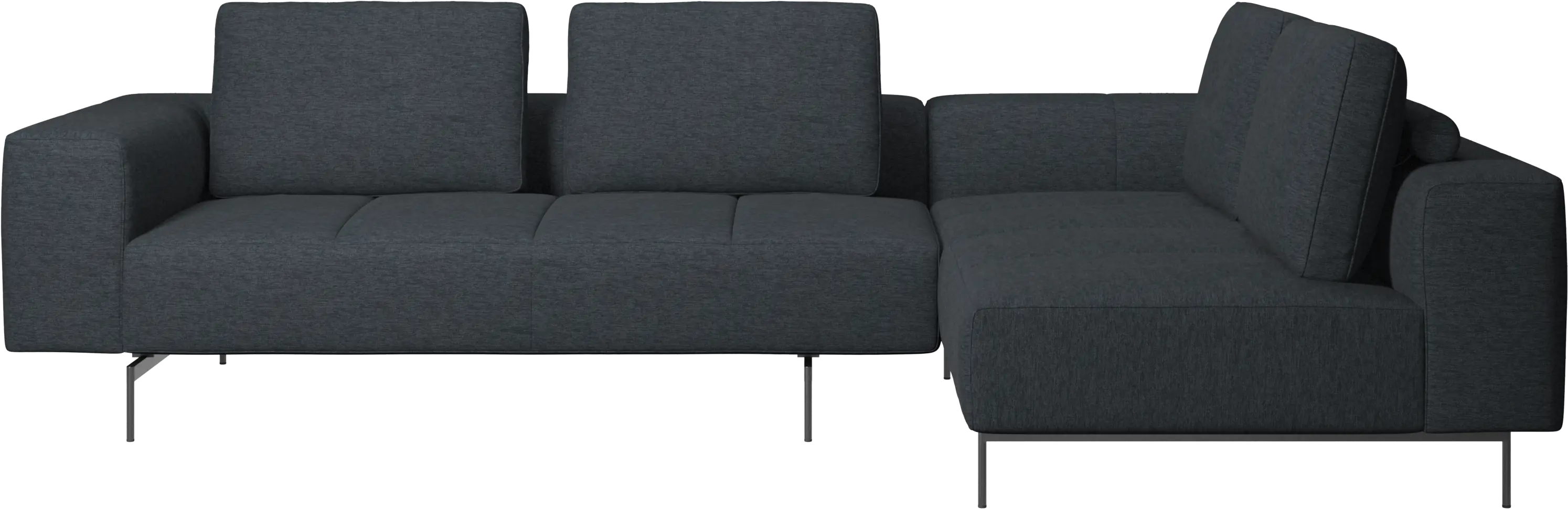 Amsterdam corner sofa with lounging unit