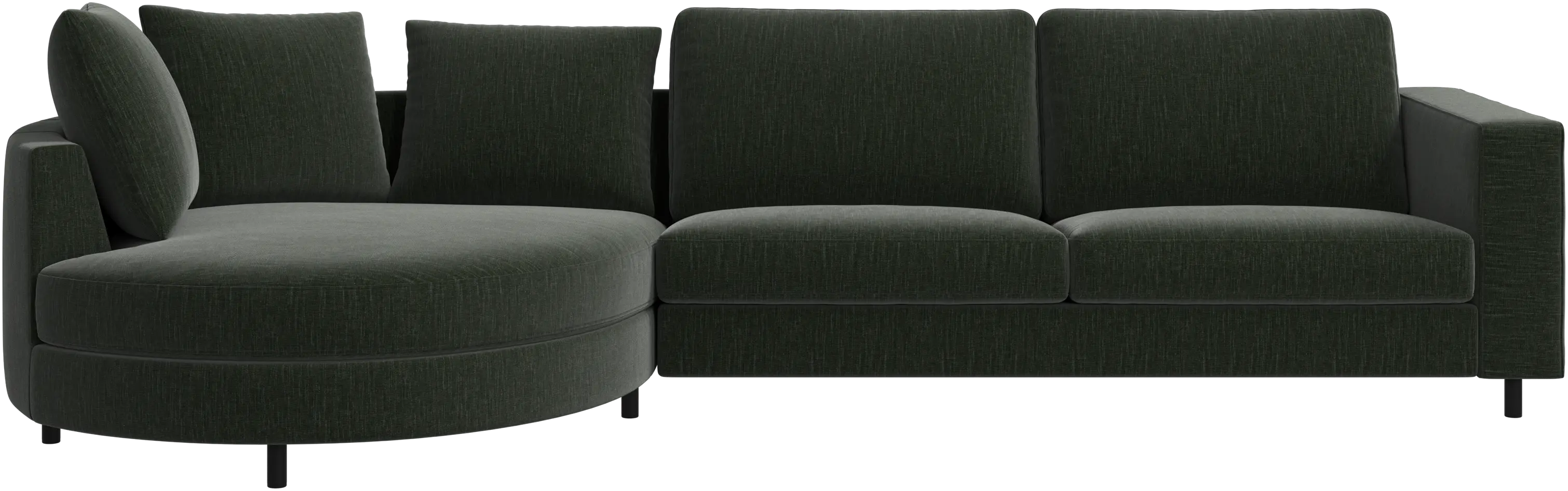 Indivi sofa with chaise longue left